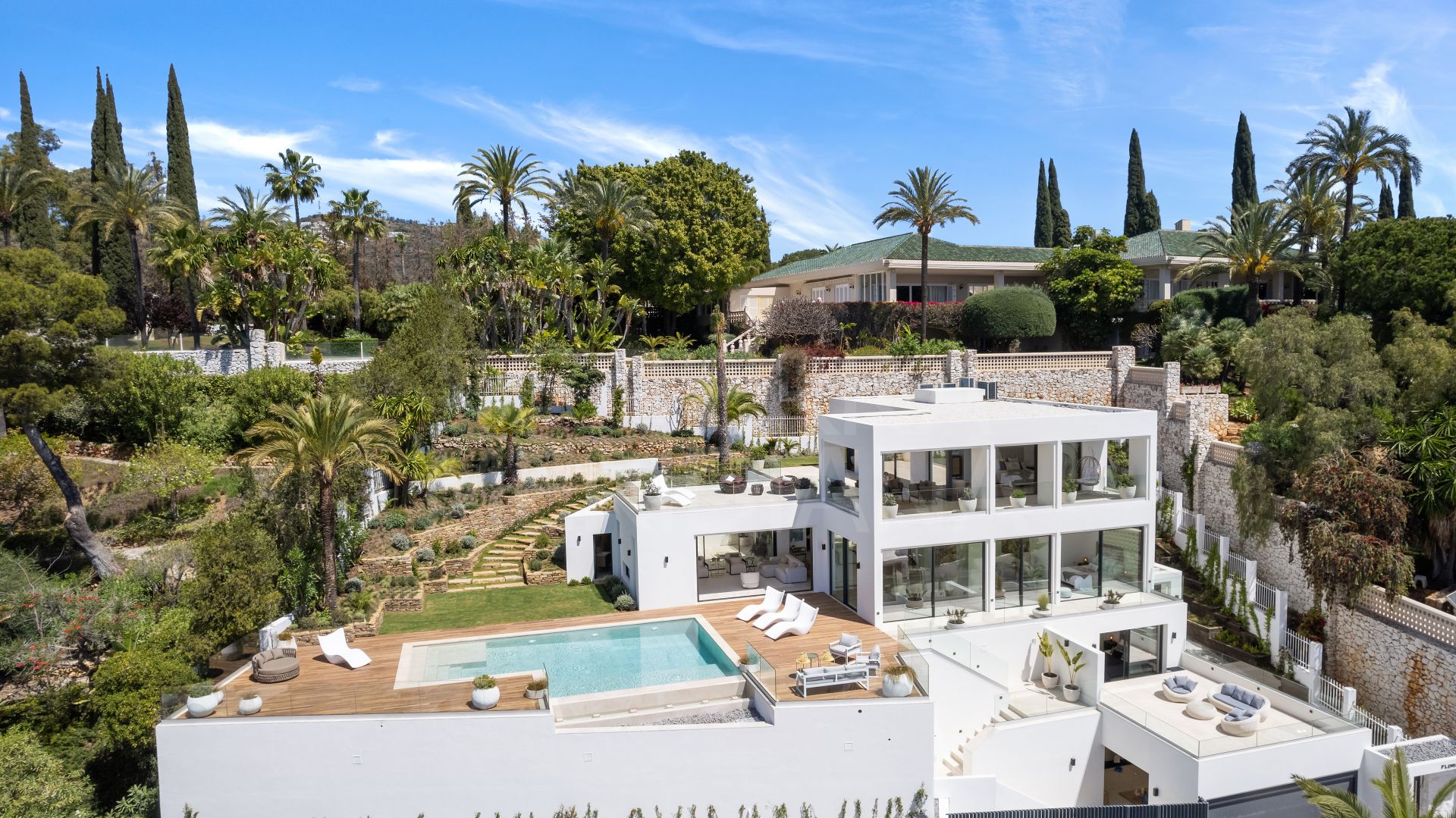 Brand new beautifully detailed villa with sea views for sale in Rio Real, Marbella East