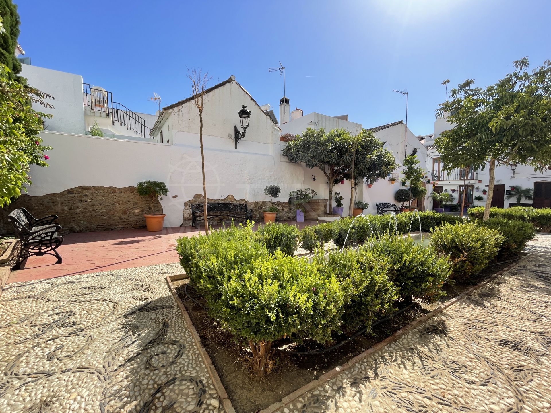 Boutique hotel opportunity for sale in Estepona old town, with patio and 2 terraces