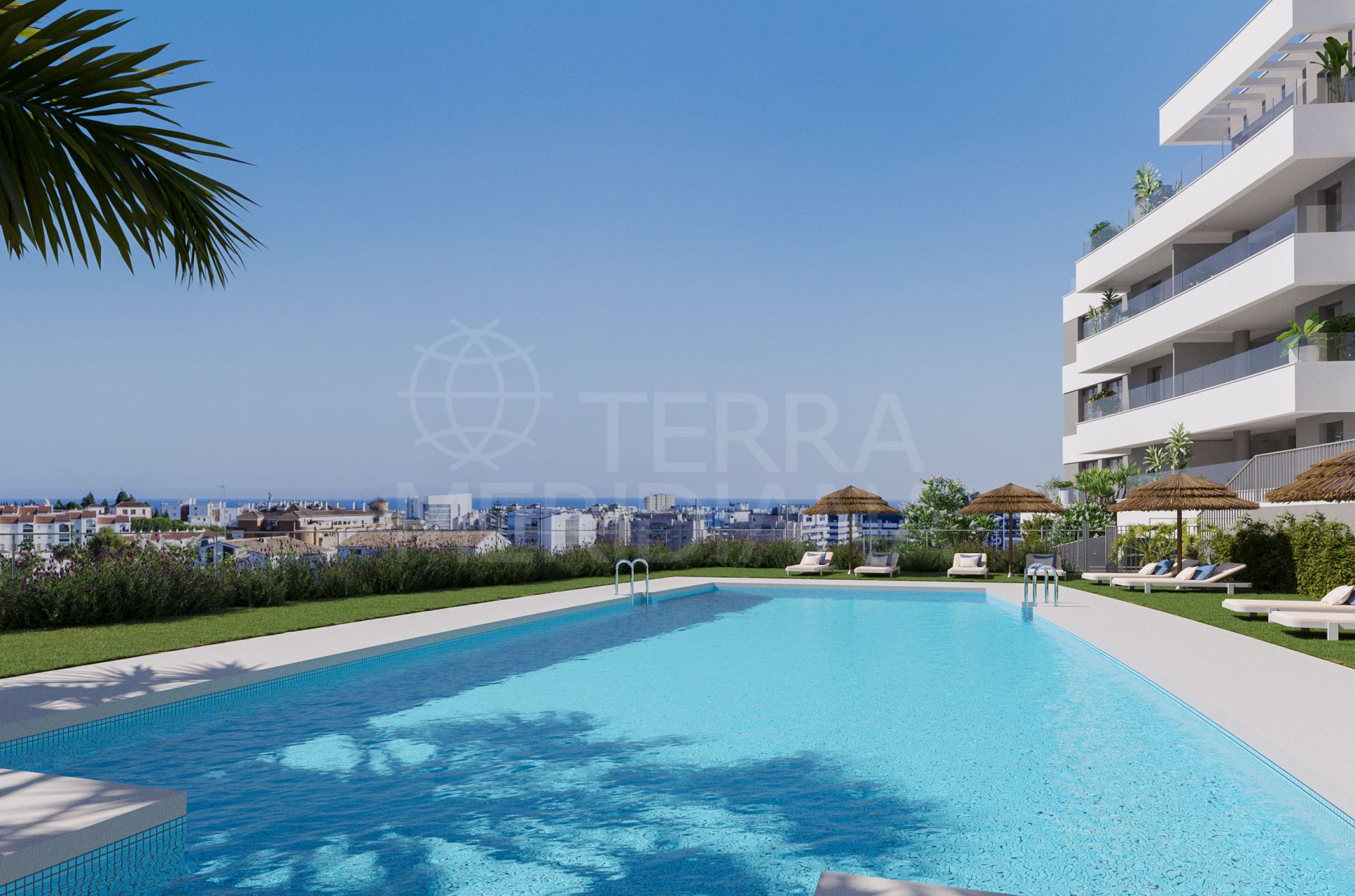 Modern off-plan penthouse near all amenities for sale in Insur Scala, Estepona centre
