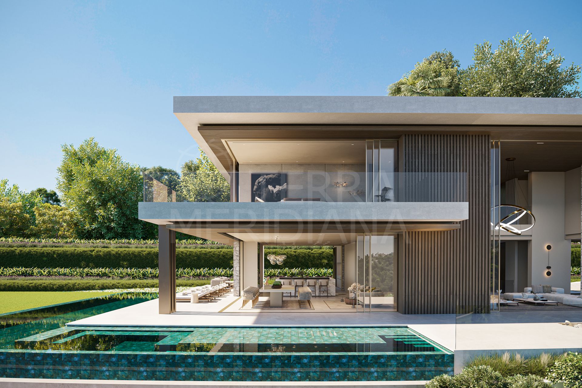 Stunning 9 bedroom luxury villa with panoramic sea views for sale in La Zagaleta, Benahavis