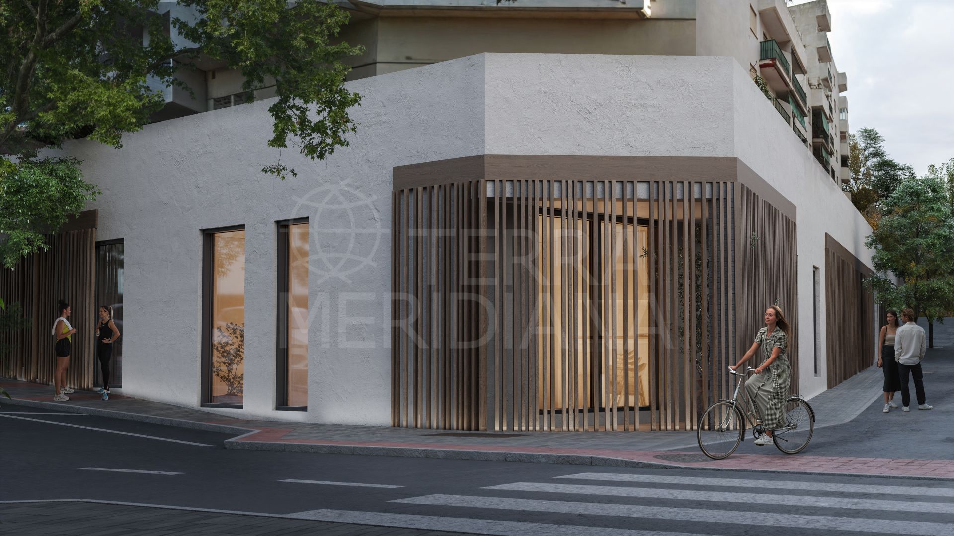 Moderno estudio en plano en el centro de Estepona