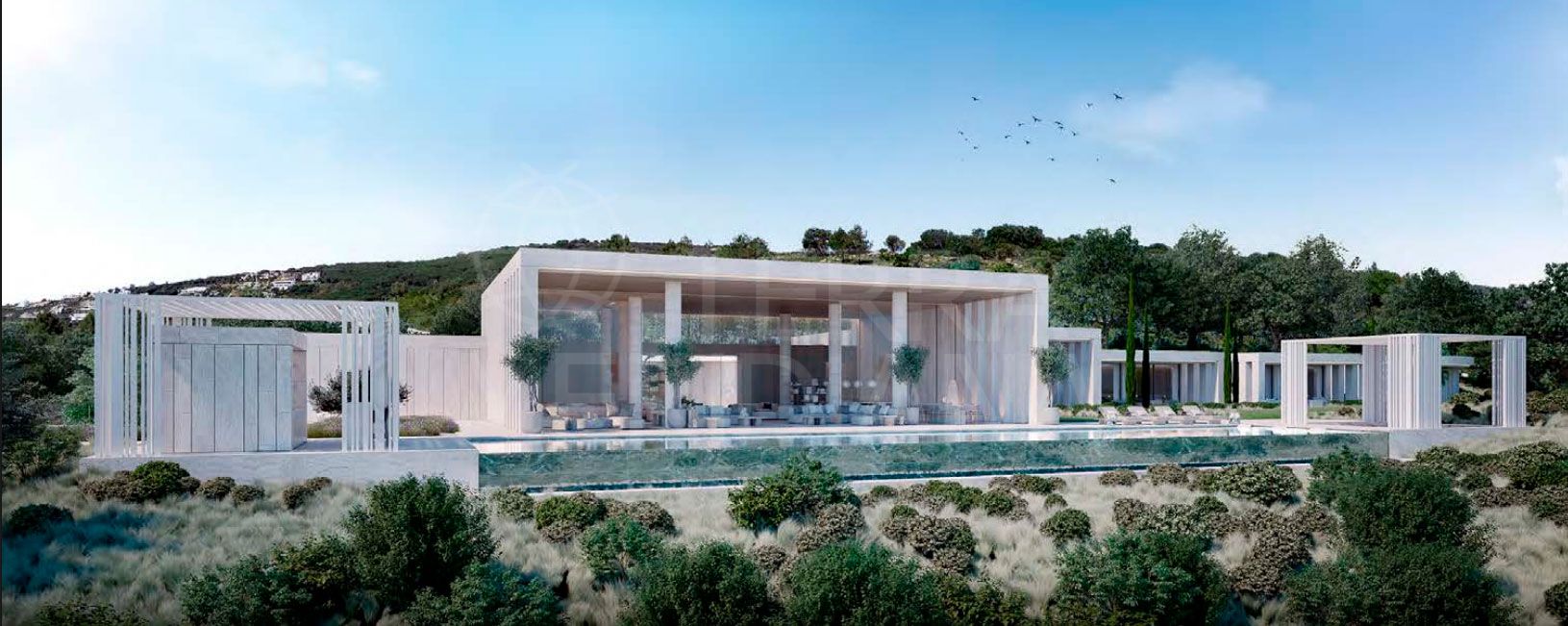 Plot with project for an exquisite luxury villa for sale The Seven in La Reserva de Sotogrande, Cadiz