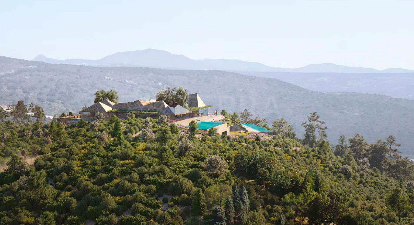 Plot with project for stunning luxury villa with sea views for sale in The Seven, Reserva de Sotogrande