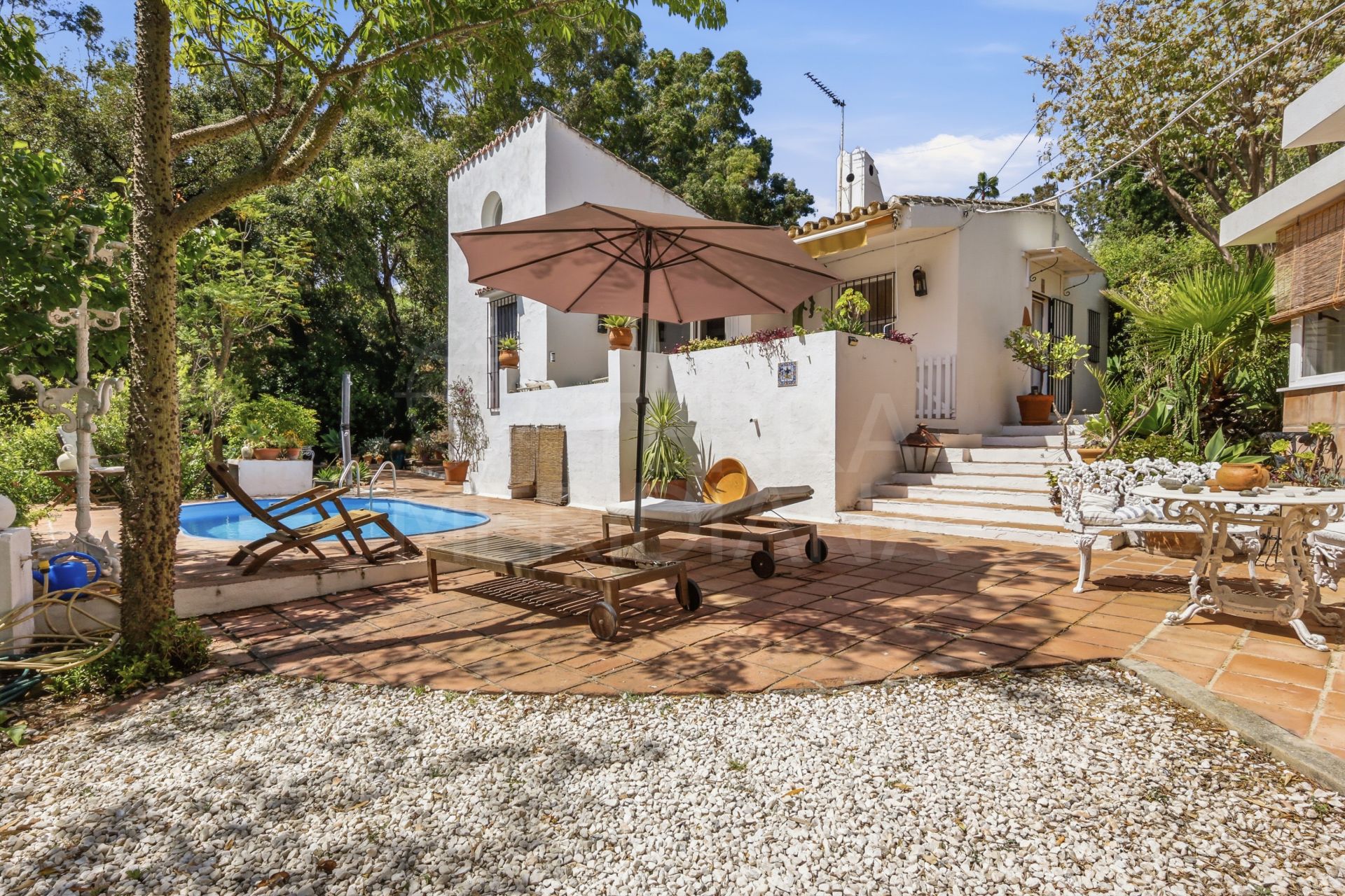 Encantadora villa de estilo andaluz en Las Lomas, El Padrón