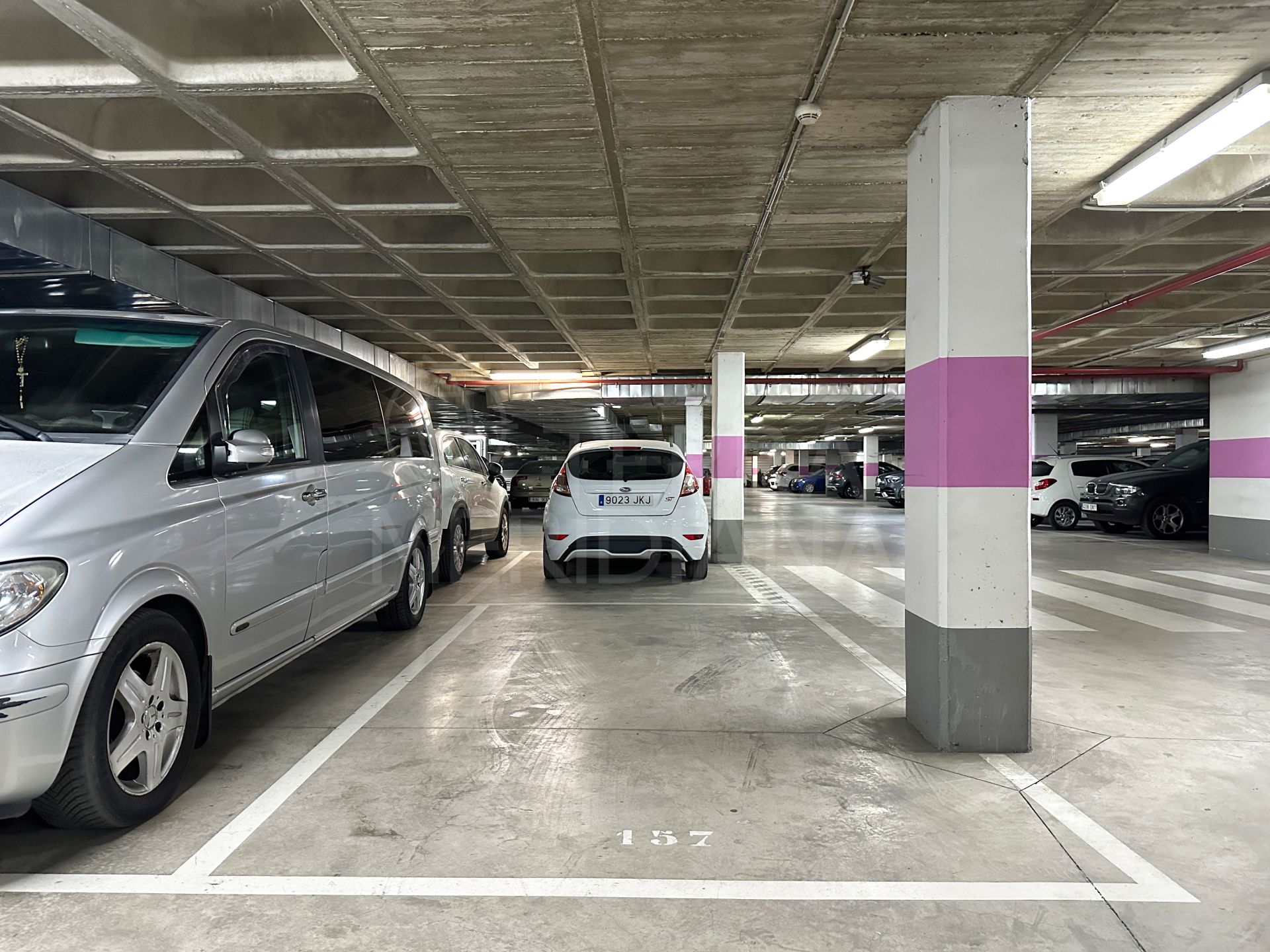 Gated Underground Parking space with lease hold for sale in La Viña, Estepona center