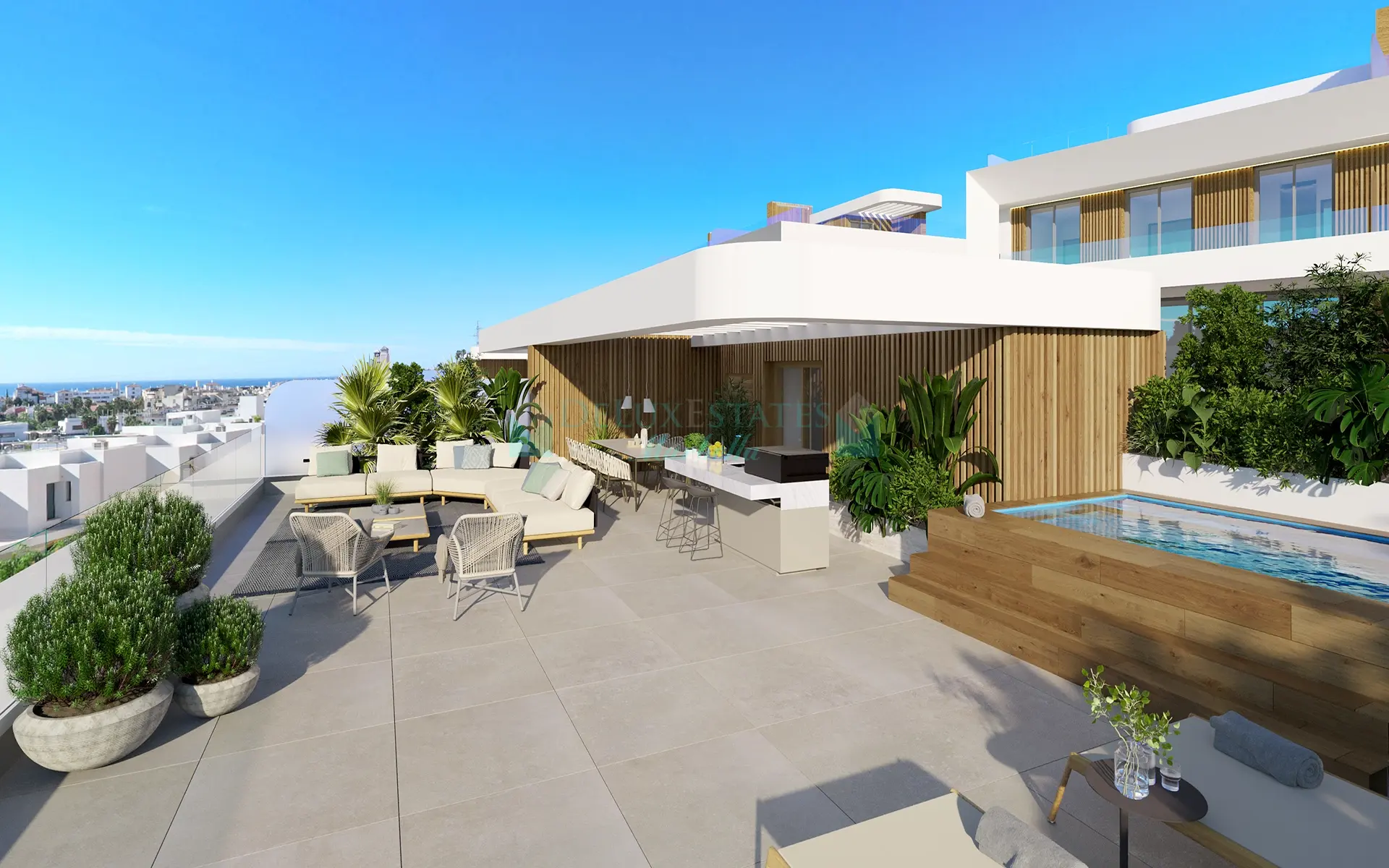 Semi Detached House for sale in El Campanario, Estepona