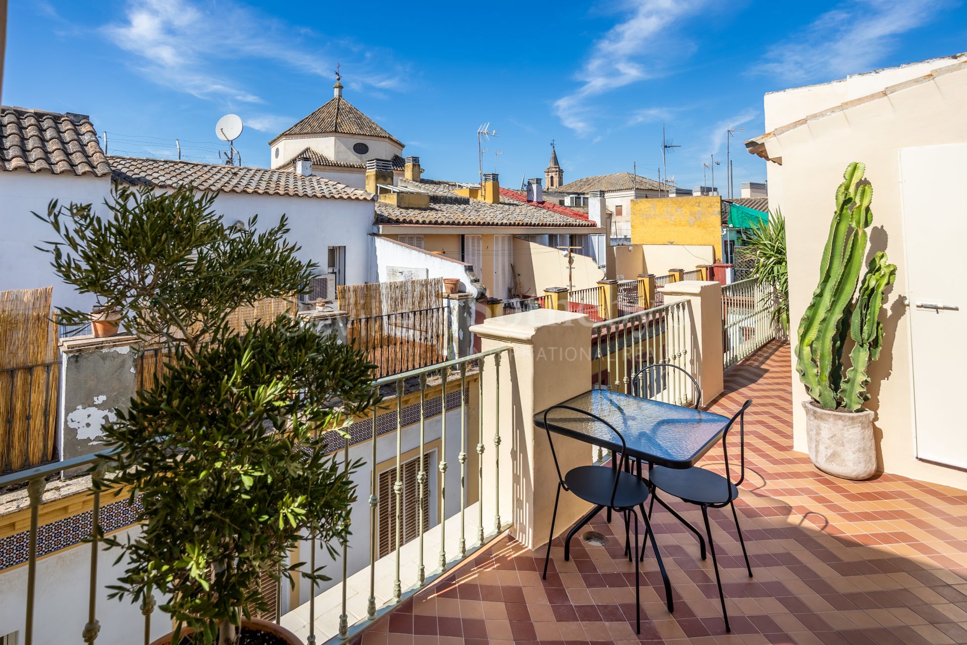 Vivienda singular con terraza y piscina con vistas al Palacio de los Marqueses de la Algaba