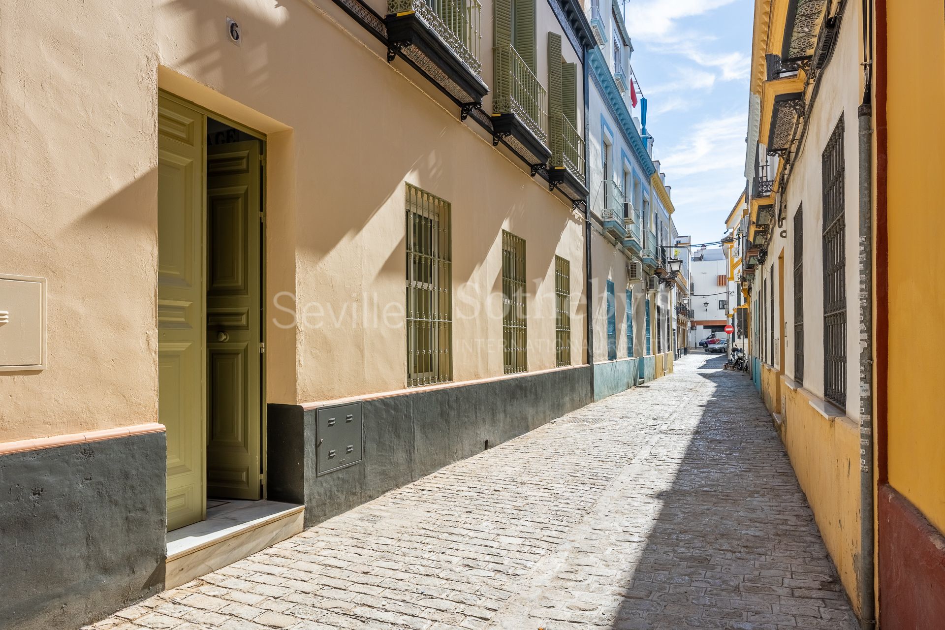 Vivienda singular con terraza y piscina con vistas al Palacio de los Marqueses de la Algaba