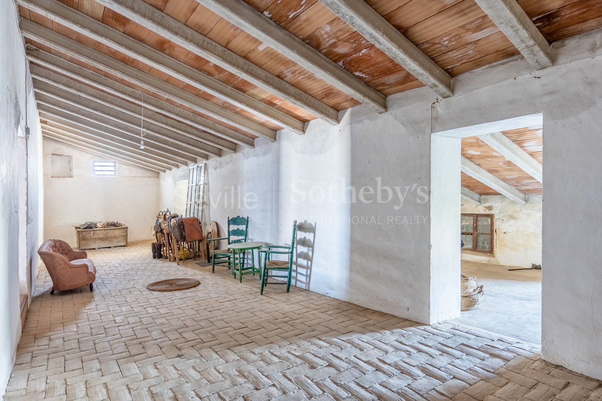 Casa de estilo andaluz en el entorno del Parque Nacional de Doñana