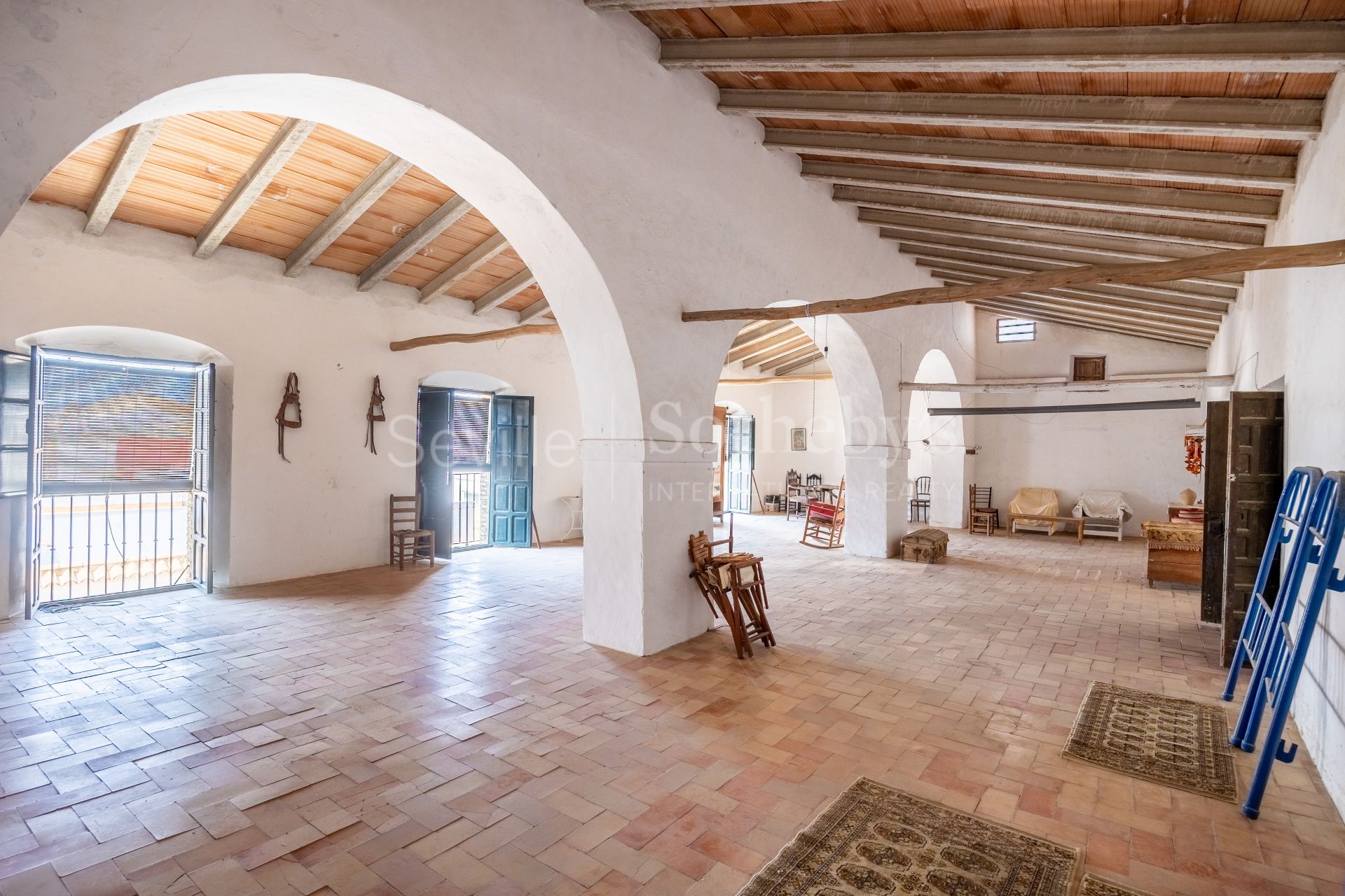 Casa de estilo andaluz en el entorno del Parque Nacional de Doñana
