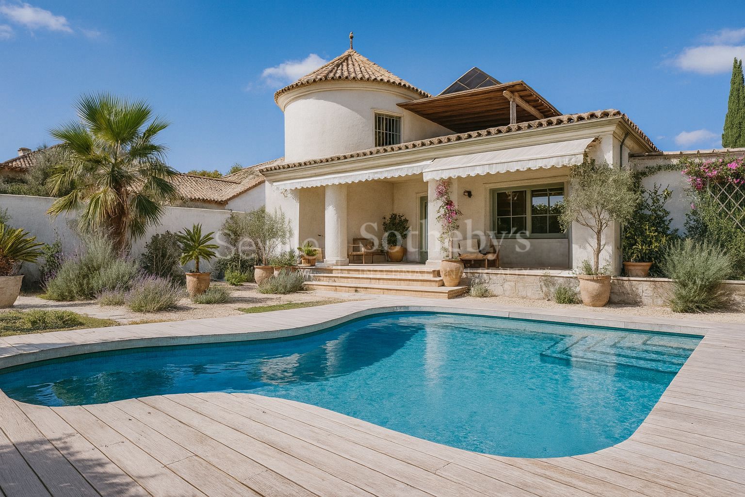 Chalet independiente con terraza, piscina y zona de ocio en El Zaudín