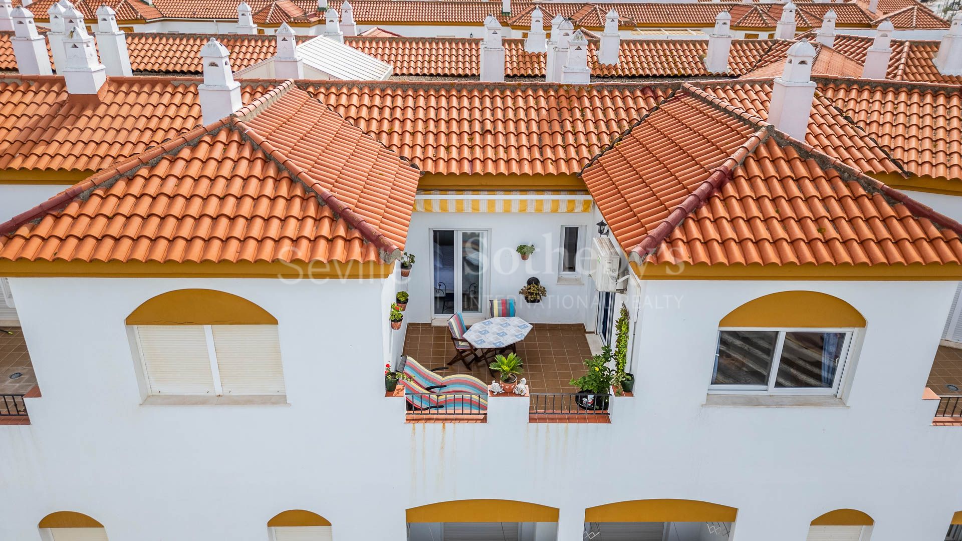 One-Bedroom Penthouse Steps from the Beach with Private Terrace