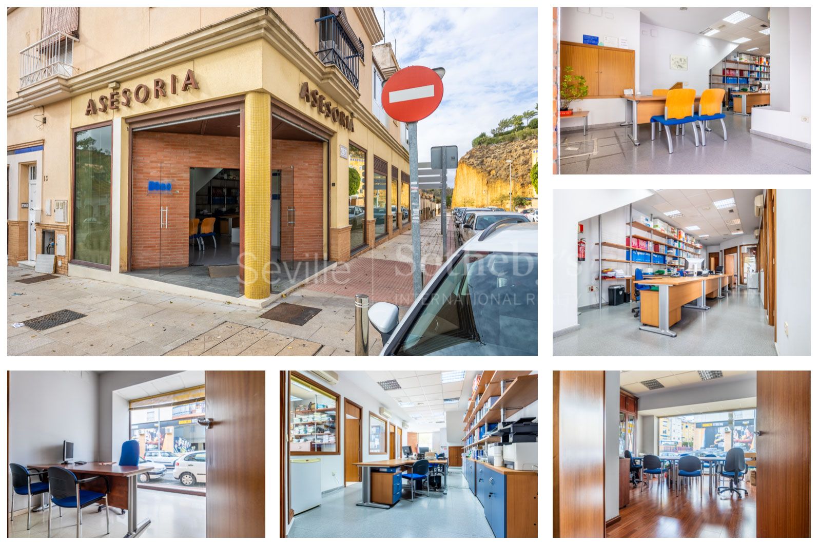 Luminosa oficina ubicada en calle transitada de Alcalá de Guadaira
