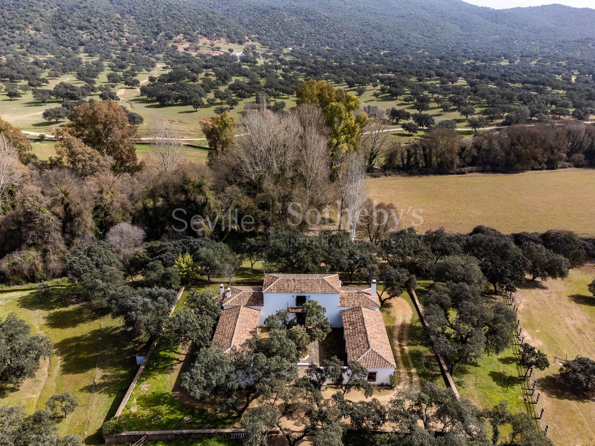 Finca con casa cortijo en Cazalla de la Sierra