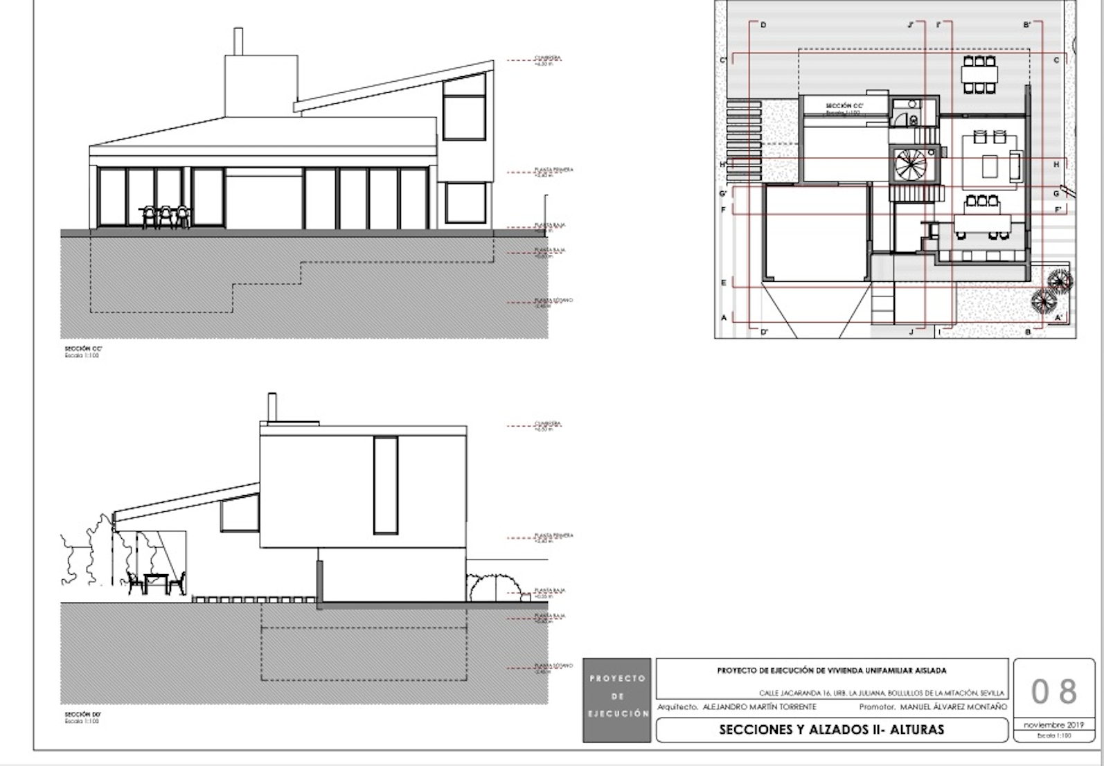 Detached house in the final stages of construction in the La Juliana
