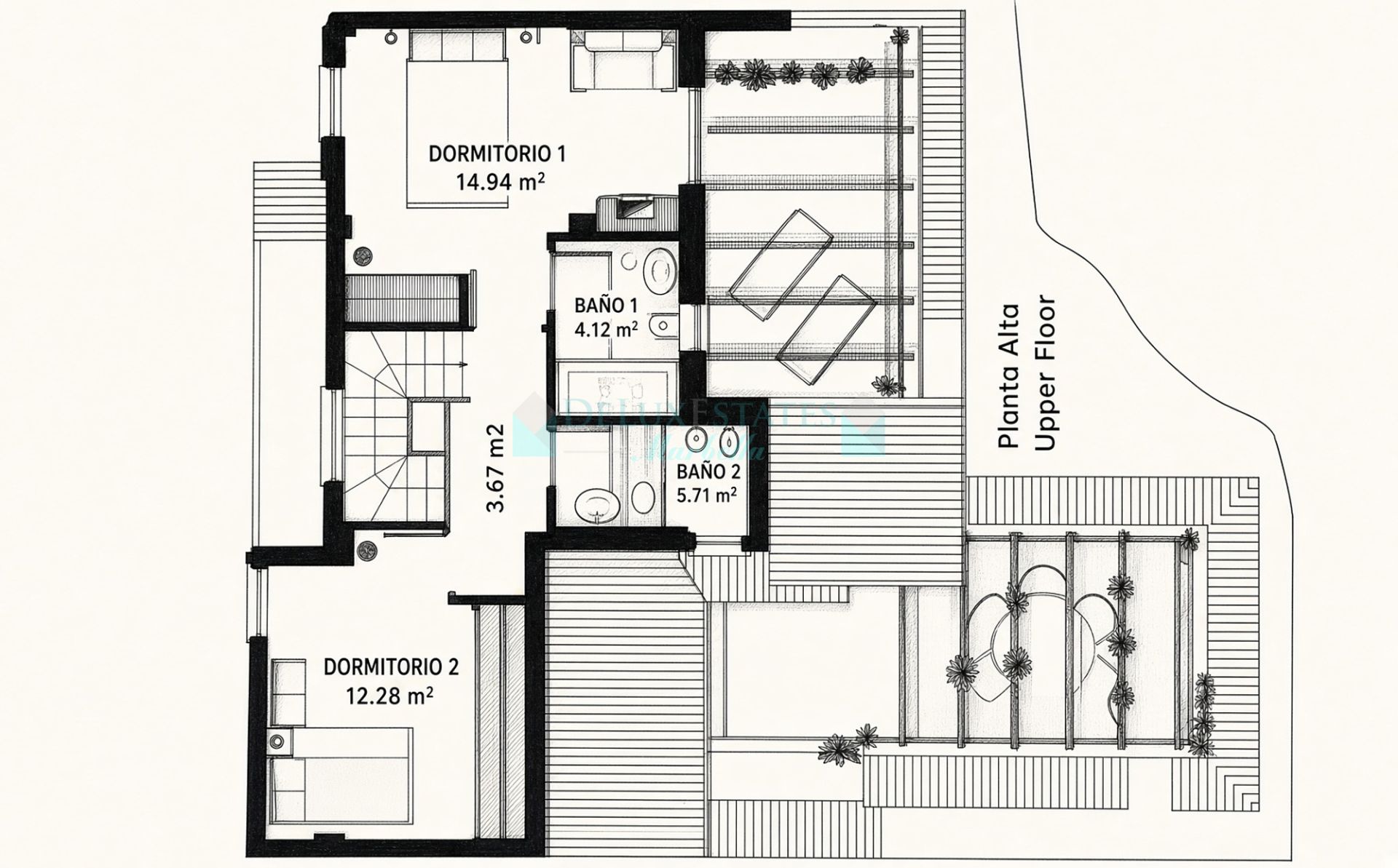 Duplex Penthouse for sale in Alcorrín, Manilva