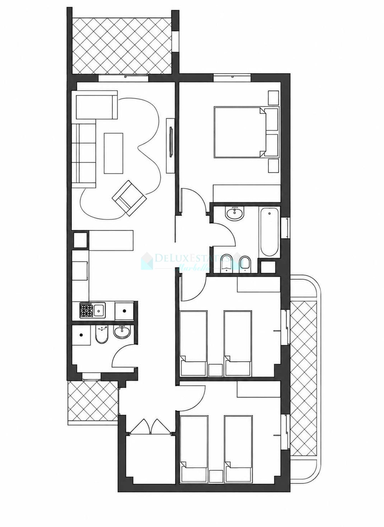 Penthouse for sale in Alcorrín, Manilva
