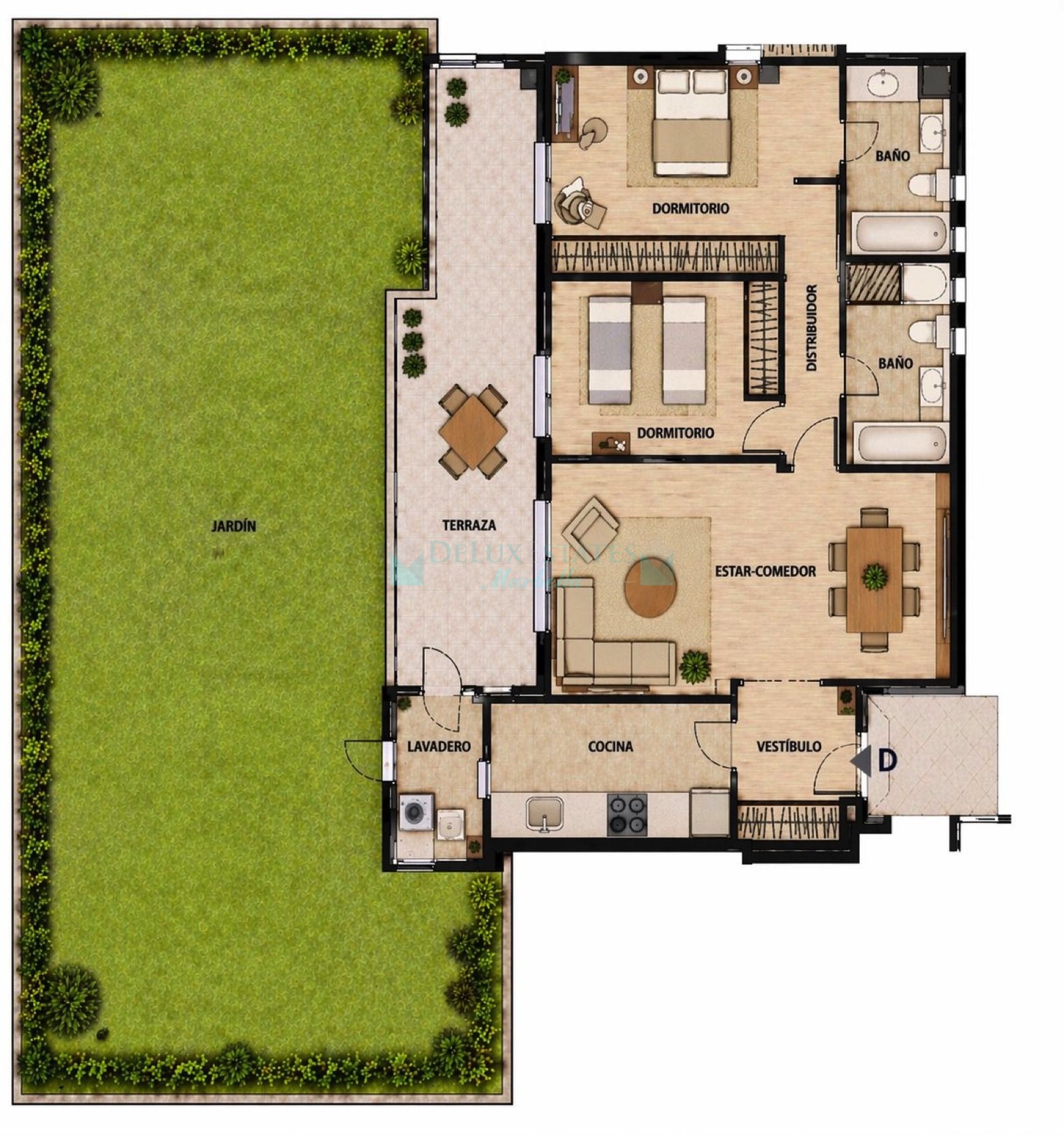 Ground Floor Apartment for sale in Terrazas del Rodeo, Nueva Andalucia