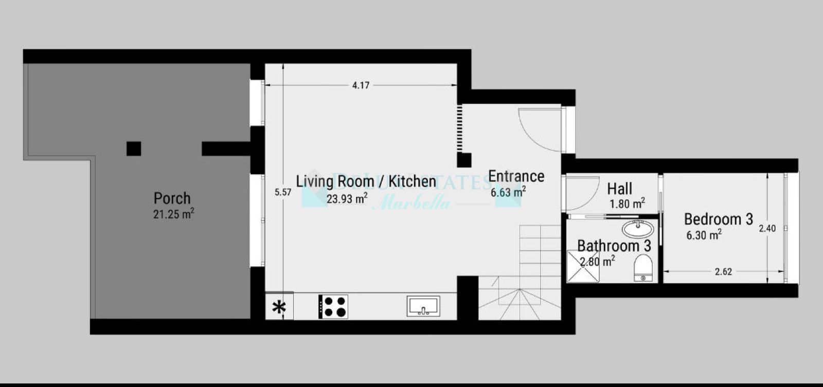 Duplex Penthouse for sale in El Dorado, Nueva Andalucia