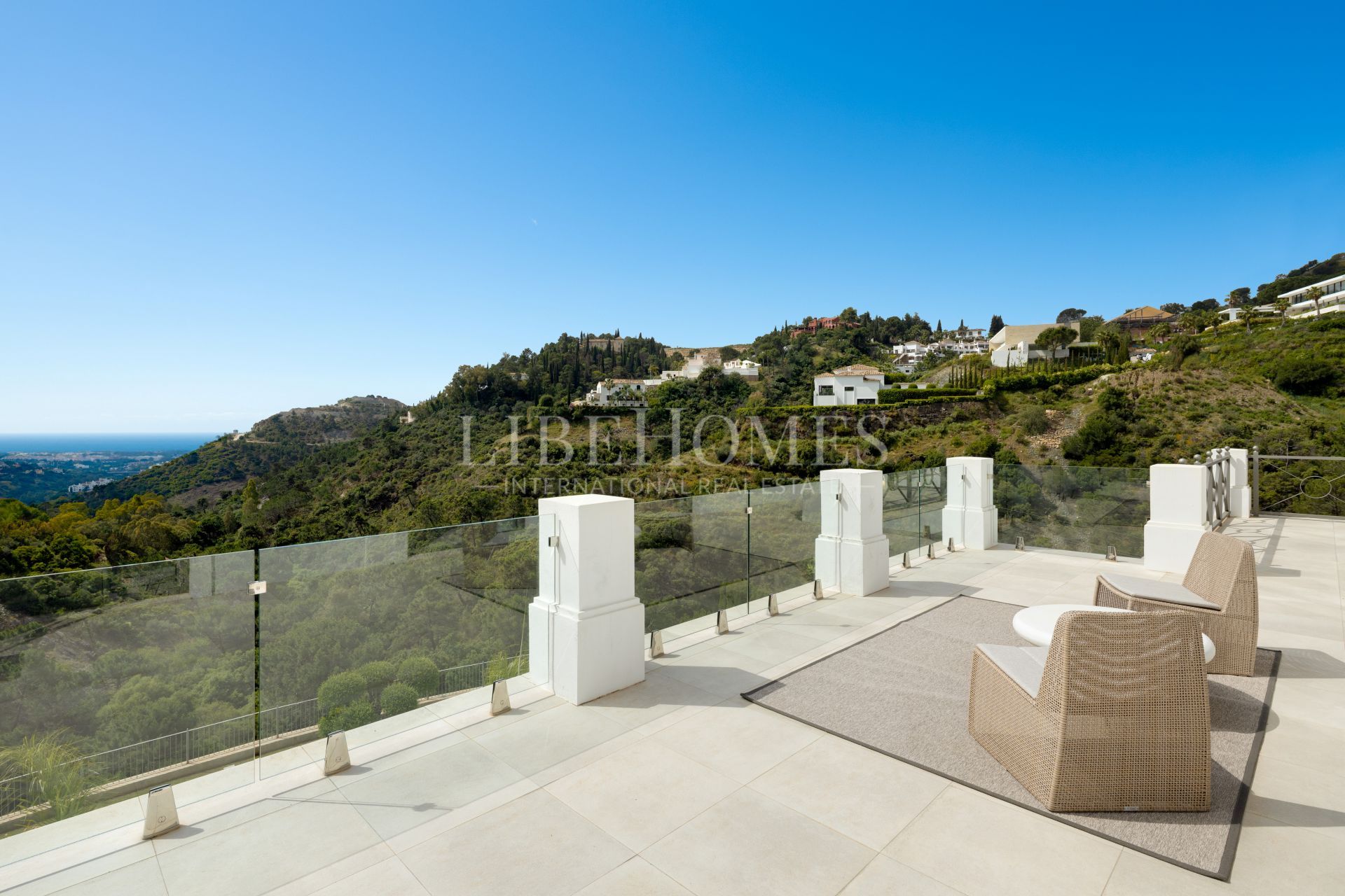 Luxury villa with sea views in El Madroñal, Benahavis, Marbella