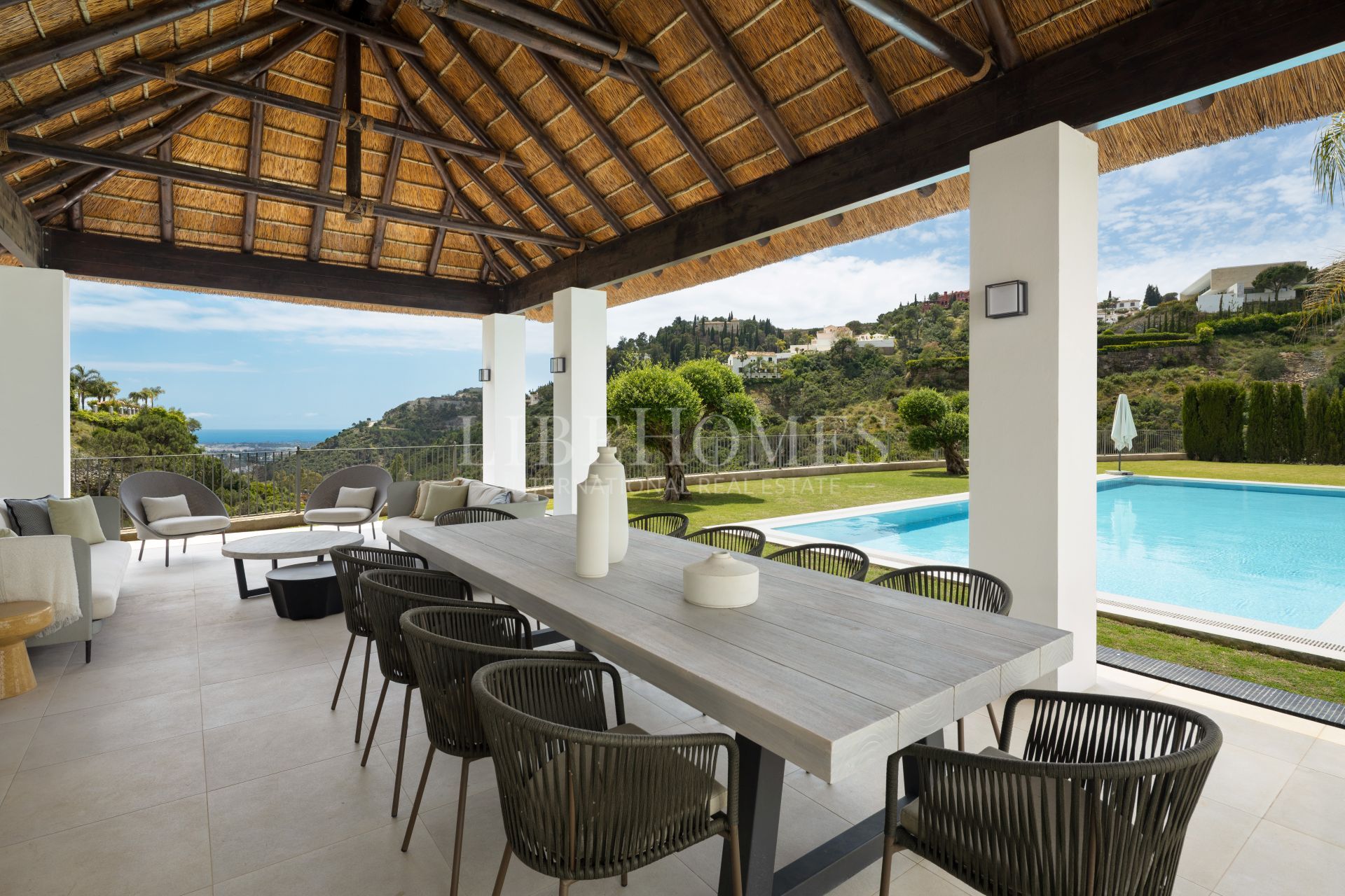 Luxury villa with sea views in El Madroñal, Benahavis, Marbella