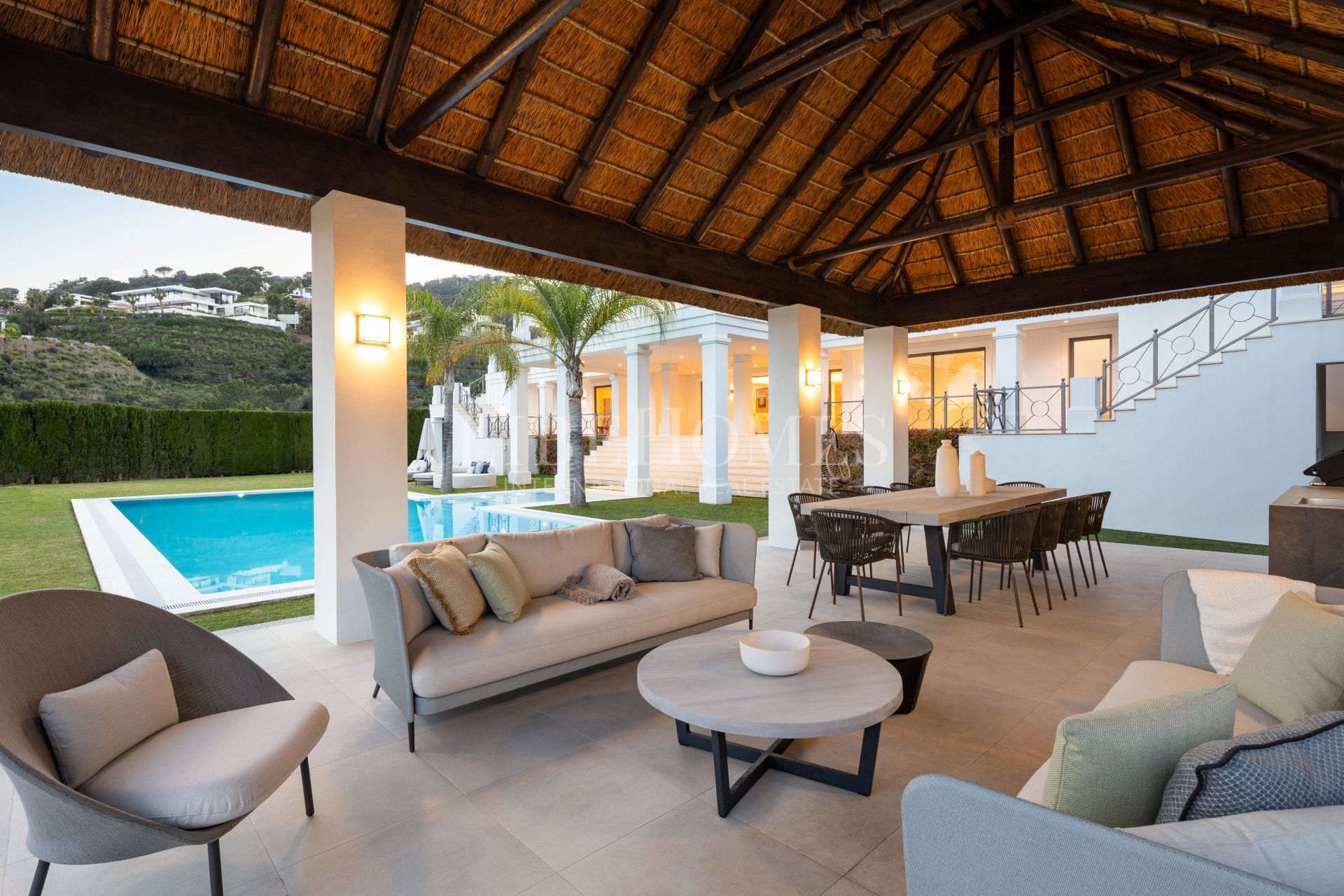 Luxury villa with sea views in El Madroñal, Benahavis, Marbella