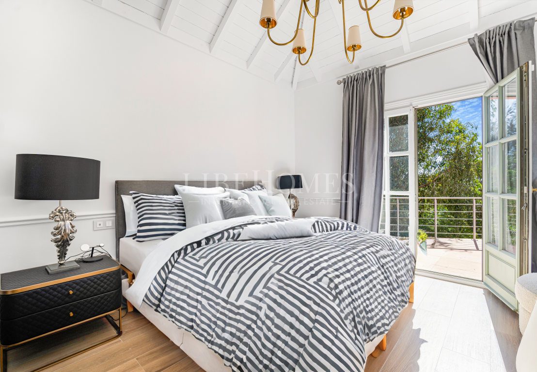 Villa con impresionantes vistas al mar, Hacienda Las Chapas, Marbella