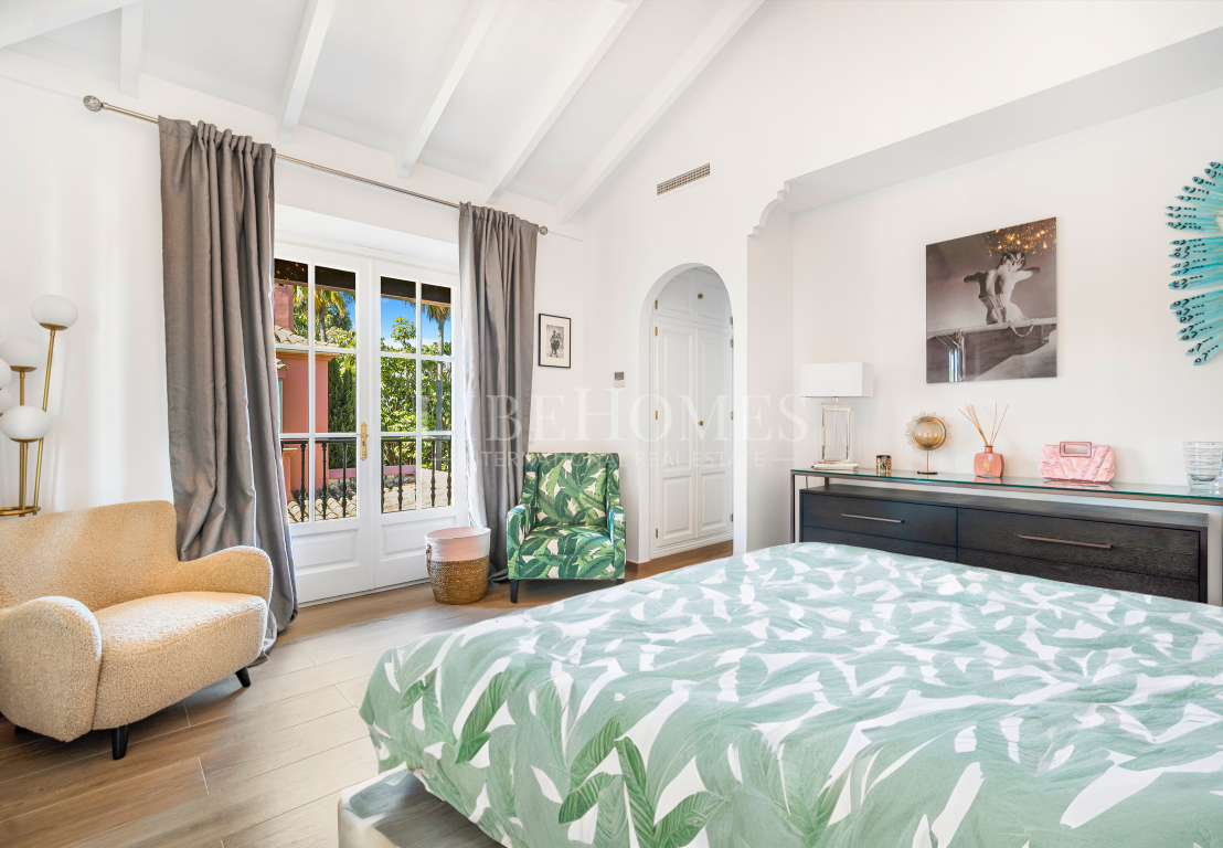 Villa con impresionantes vistas al mar, Hacienda Las Chapas, Marbella