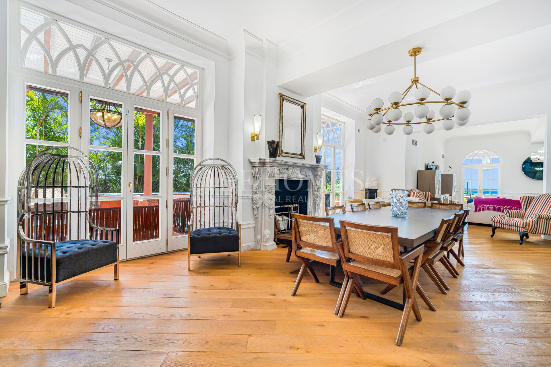 Villa con impresionantes vistas al mar, Hacienda Las Chapas, Marbella