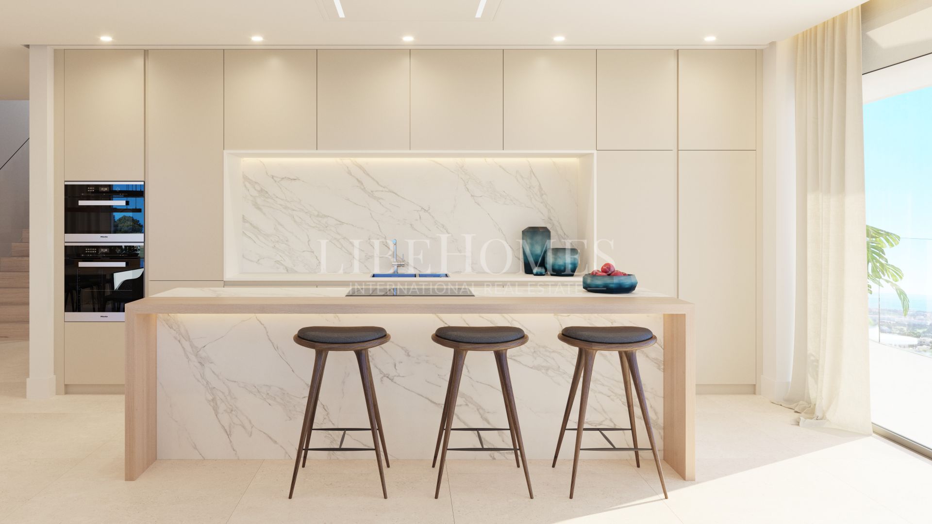 Апартамент на нижнем этаже на продажу в Бенахавис