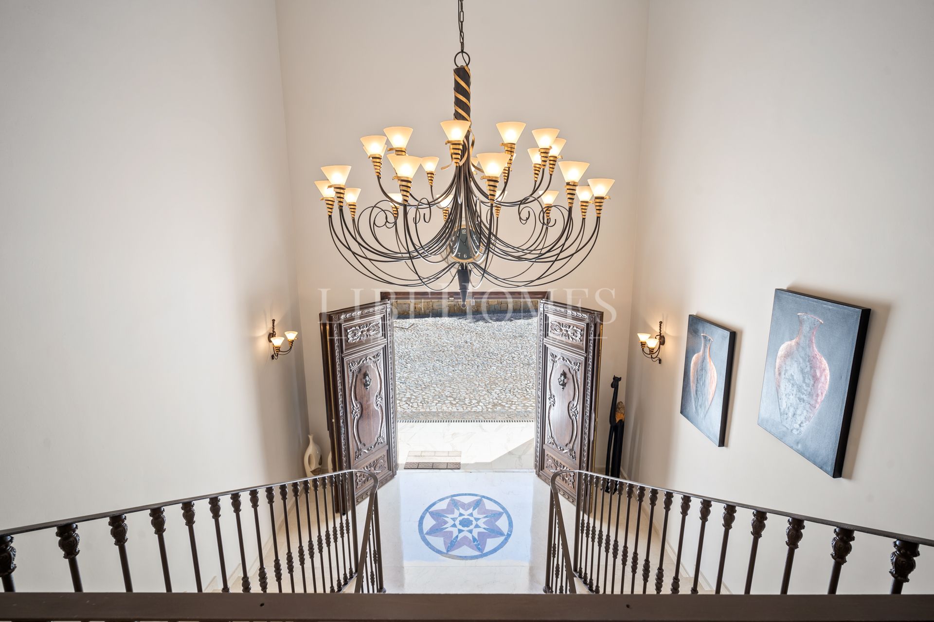 Villa avec vue spectaculaire sur la mer à Monte Mayor, Benahavis
