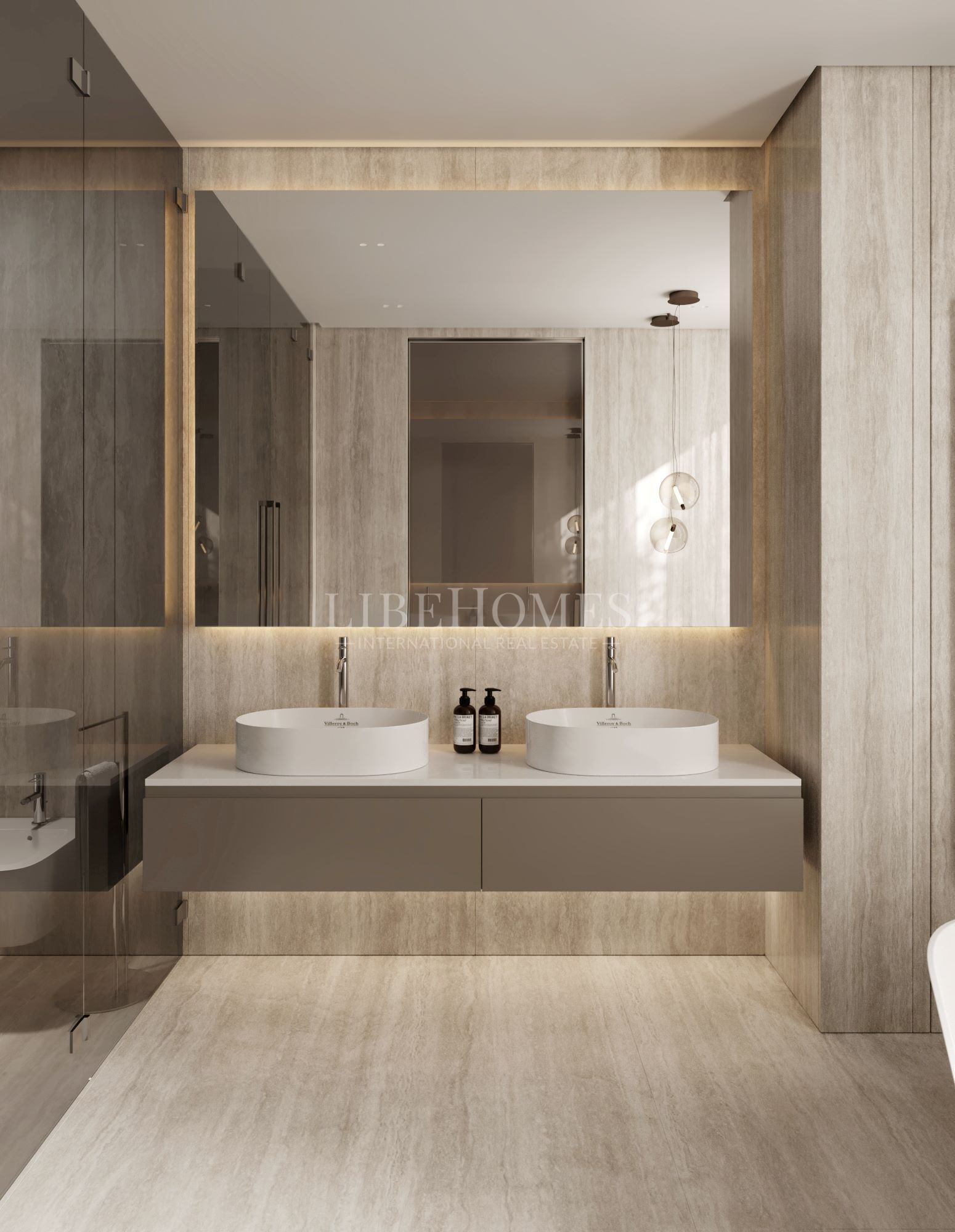 Villa de style moderne, toute neuve, vue mer, à Marbella Golden Mile