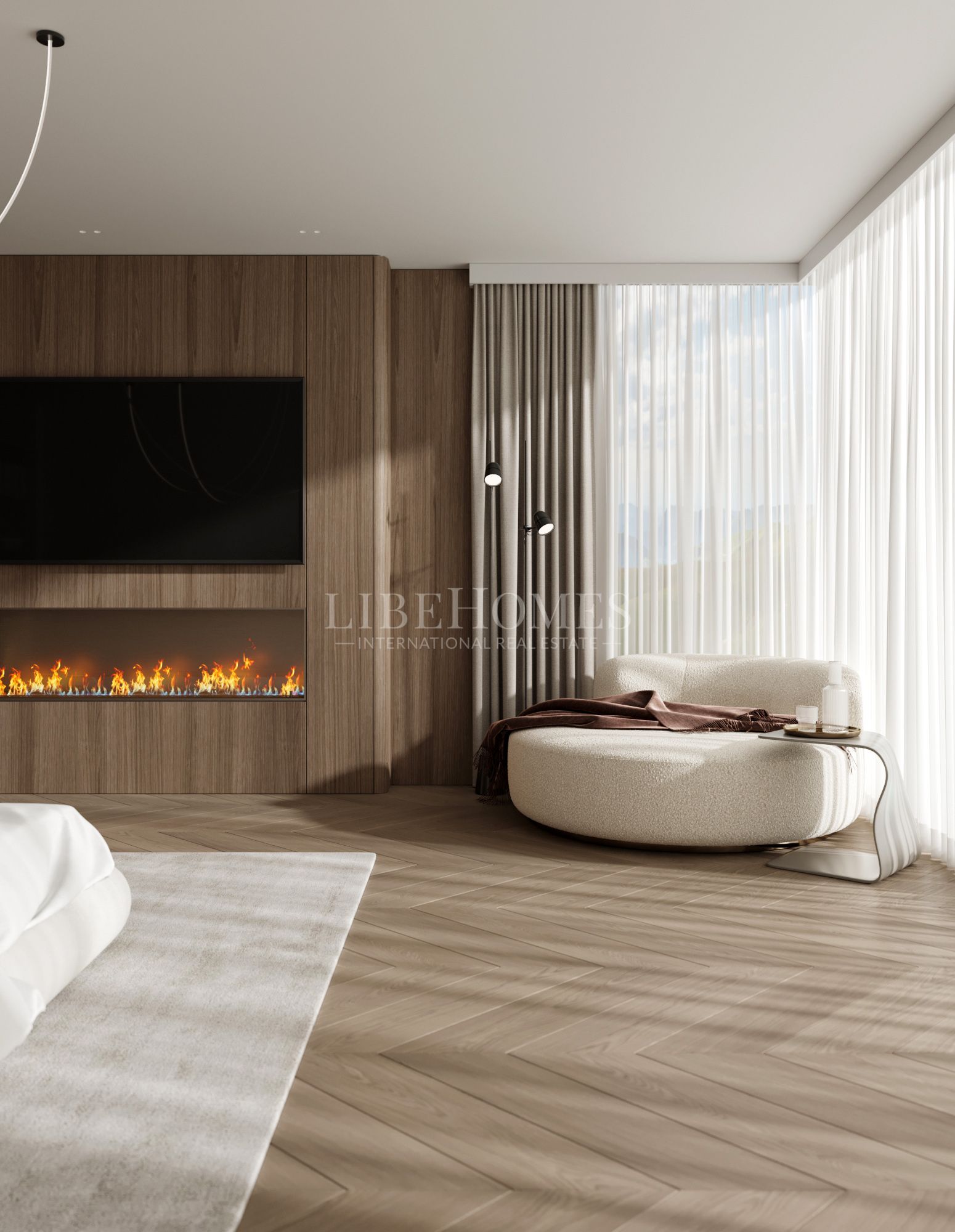 Villa de style moderne, toute neuve, vue mer, à Marbella Golden Mile