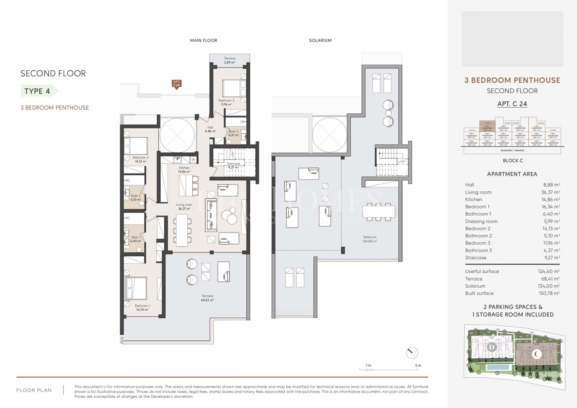 New penthouse, sea views, short walk to beach, New Golden Mile, Estepona