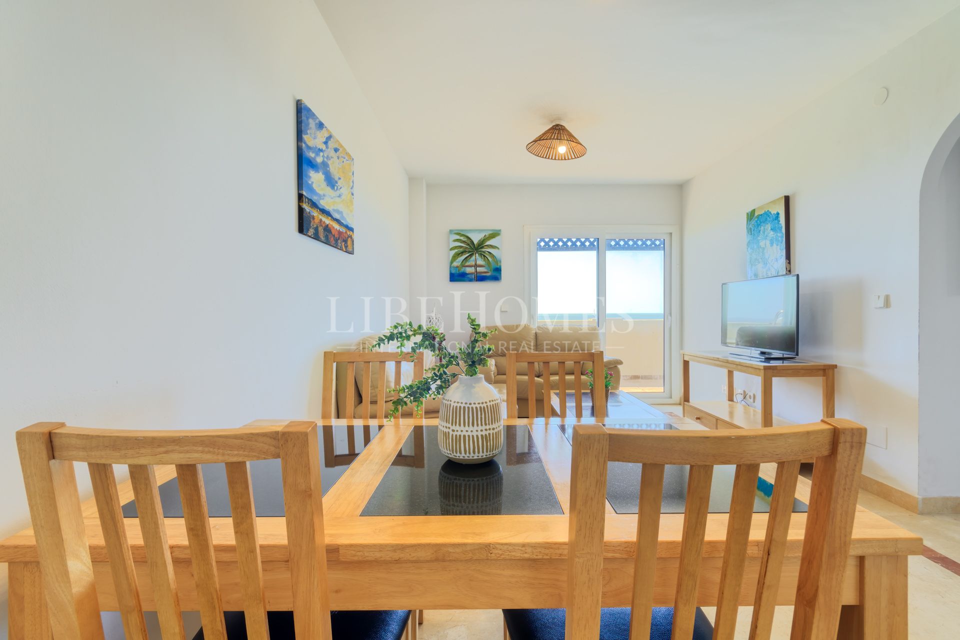 Beachfront apartment, big terrace facing the sea, La Noria, Sabinillas