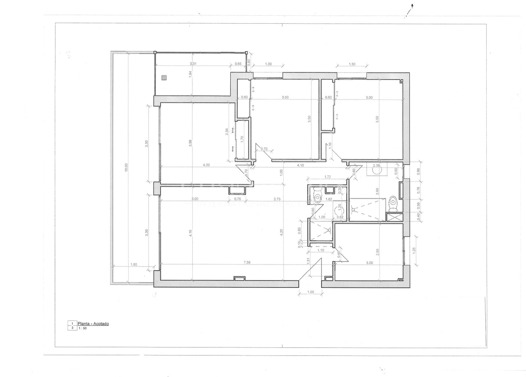 Apartment on Estepona's seafront promenade, with direct sea views