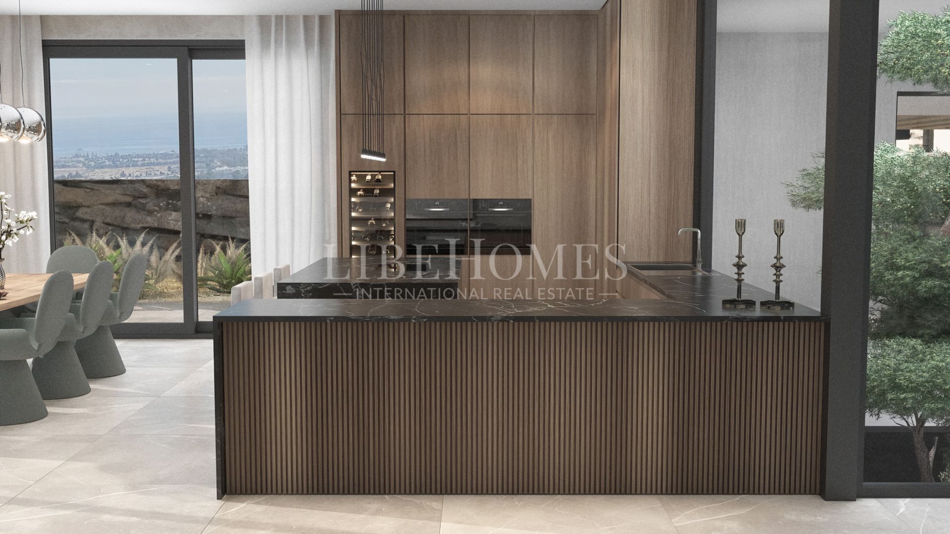 Contemporary villa with panoramic sea views in El Madroñal, Benahavis