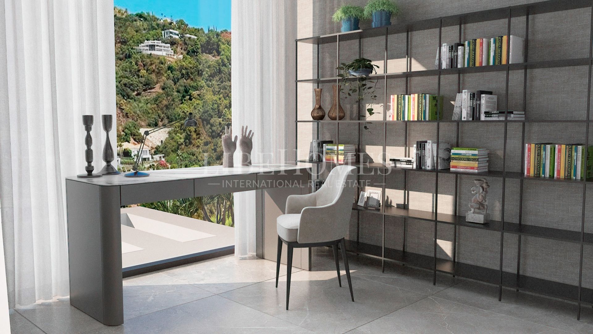 Contemporary villa with panoramic sea views in El Madroñal, Benahavis