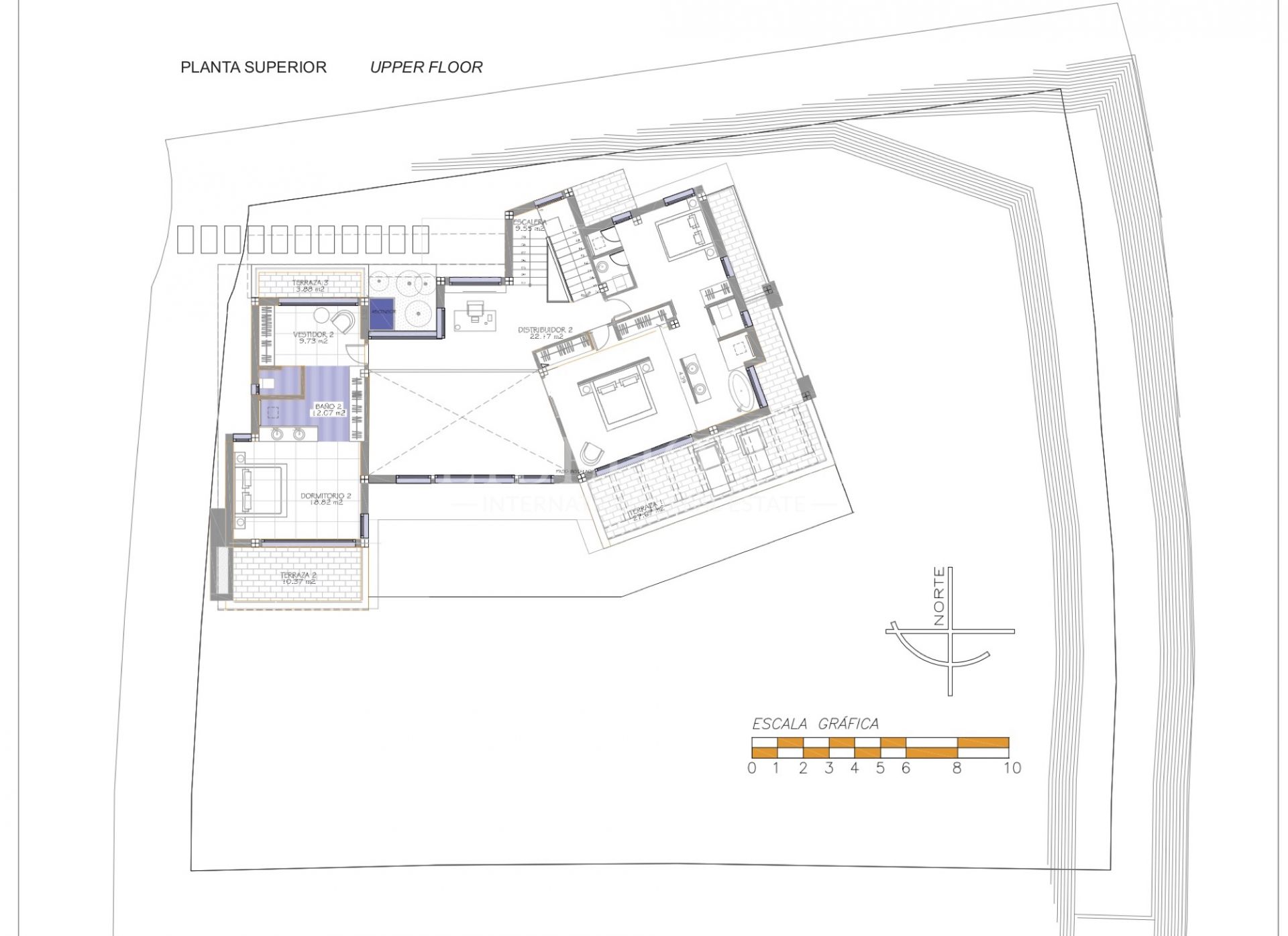 Modern villa with stunning sea views in Lomas de la Quinta, Benahavis