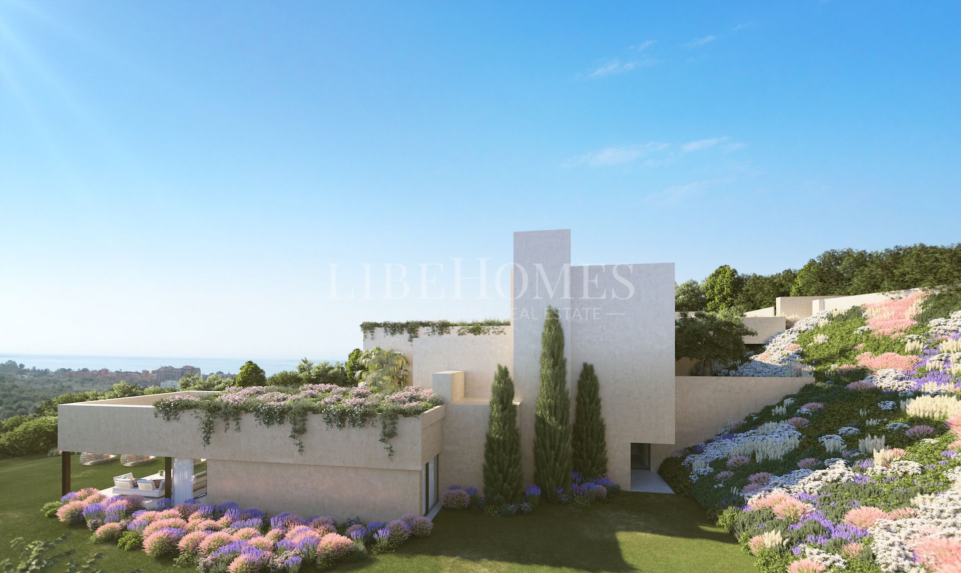 Turnkey project, modern-style luxury villa in Los Flamingos, Benahavis