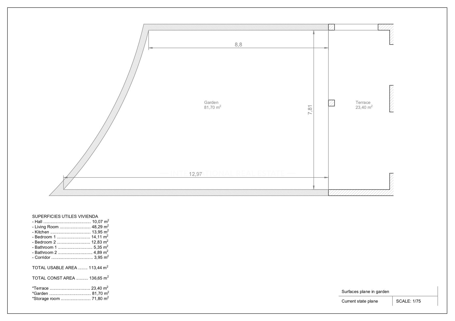 Bajo orientado al suroeste, con jardín, a 150 mtrs del mar en Estepona
