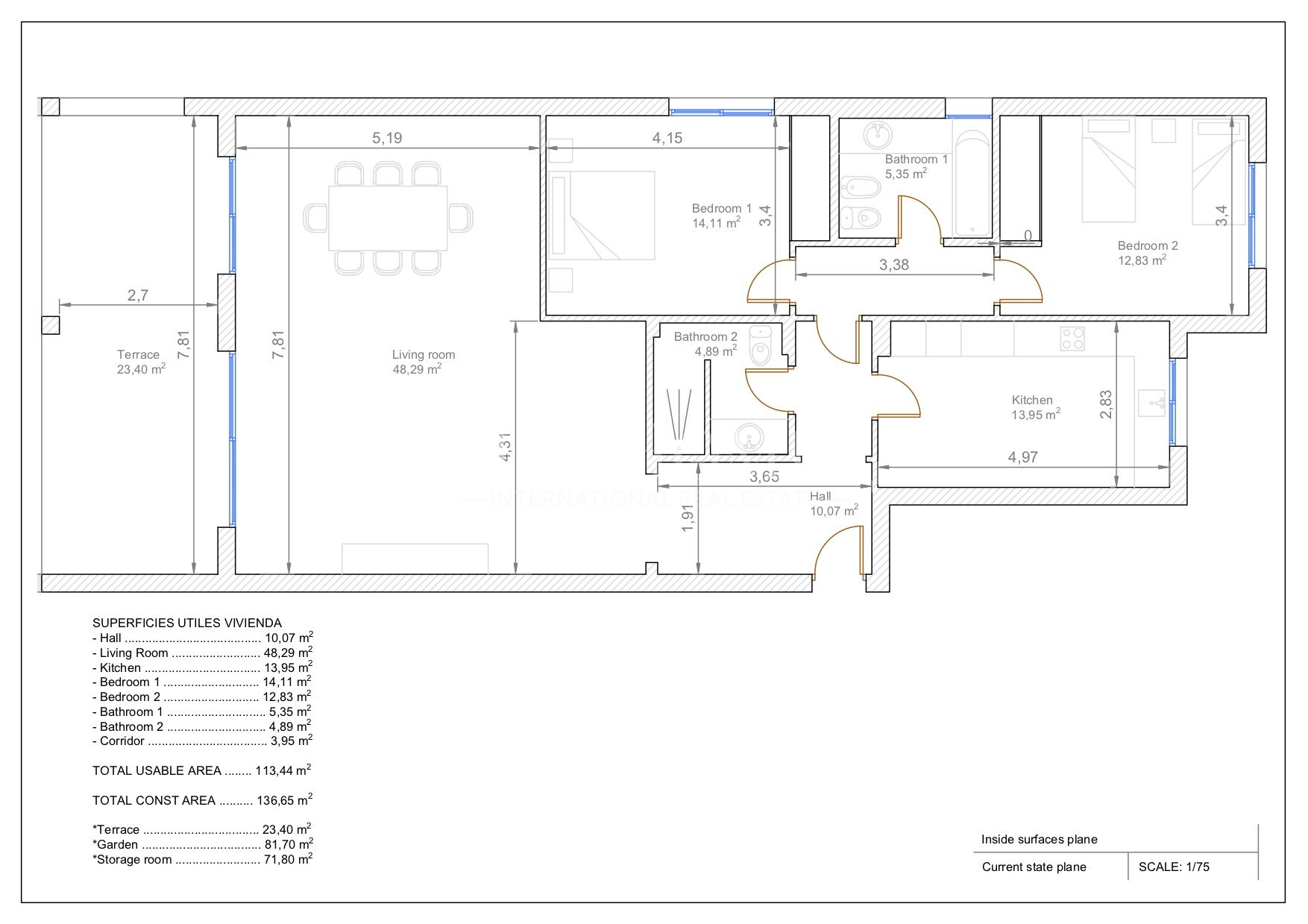 Bajo orientado al suroeste, con jardín, a 150 mtrs del mar en Estepona