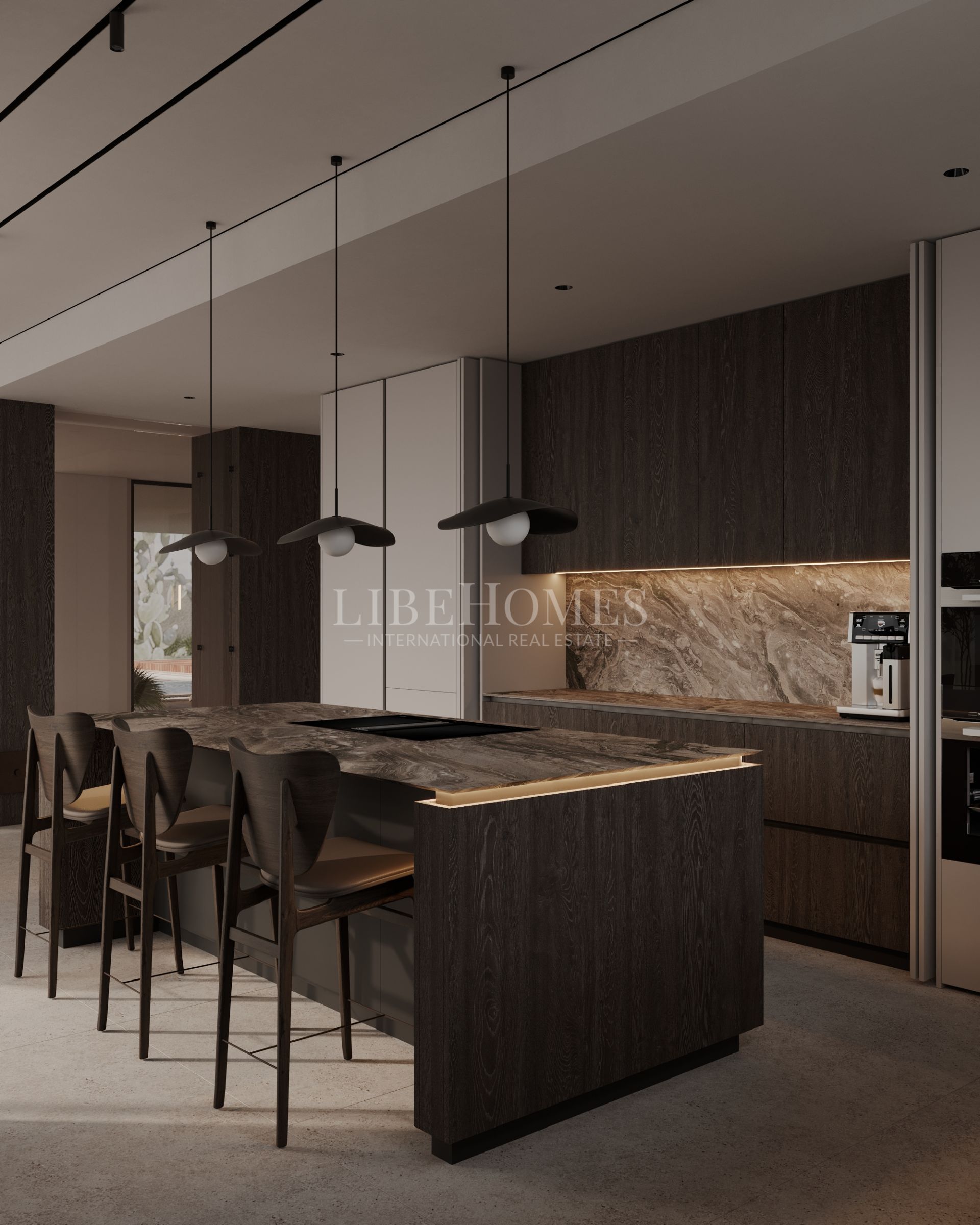 Villas nuevas, andando a la playa, en San Pedro de Alcántara, Marbella