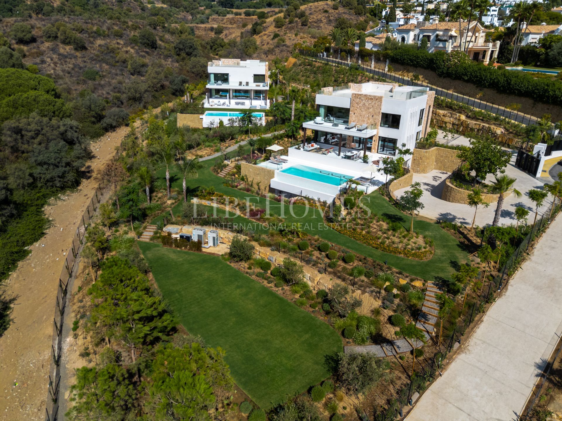Modern style, top luxury villa with sea views in Marbella Golden Mile
