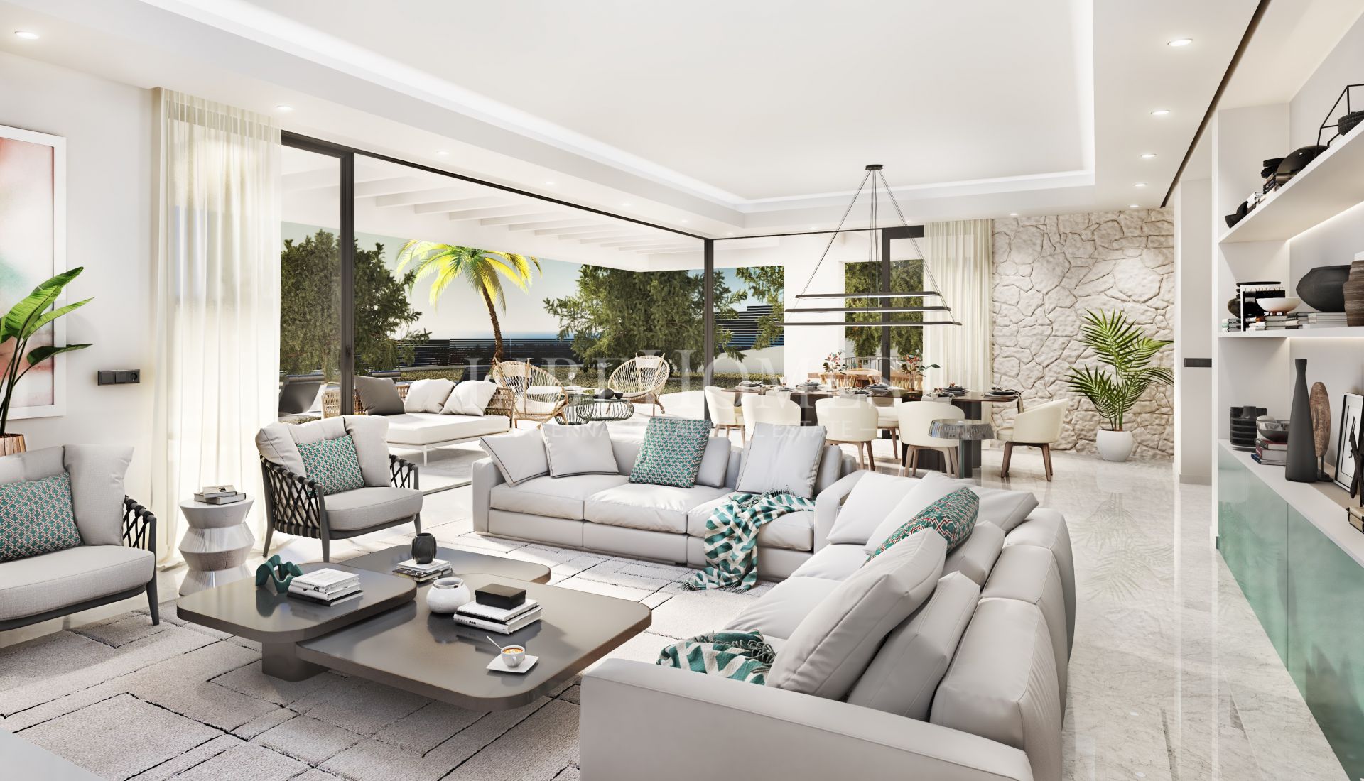 Villa neuve de style moderne à Los Flamingos Golf, Benahavis
