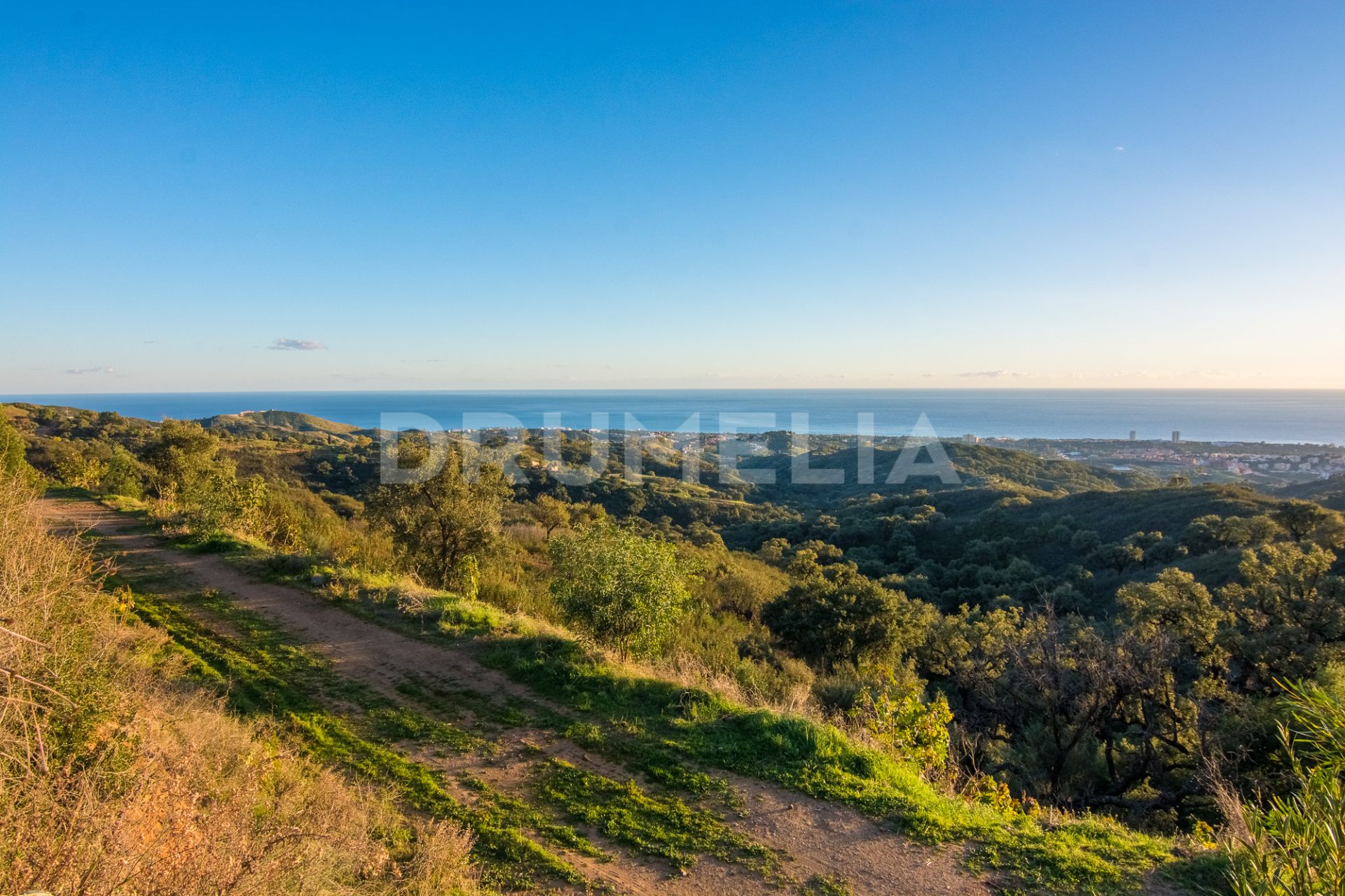 Huge Plot with a License and Stunning Panoramic Sea Views in Idyllic Ojen