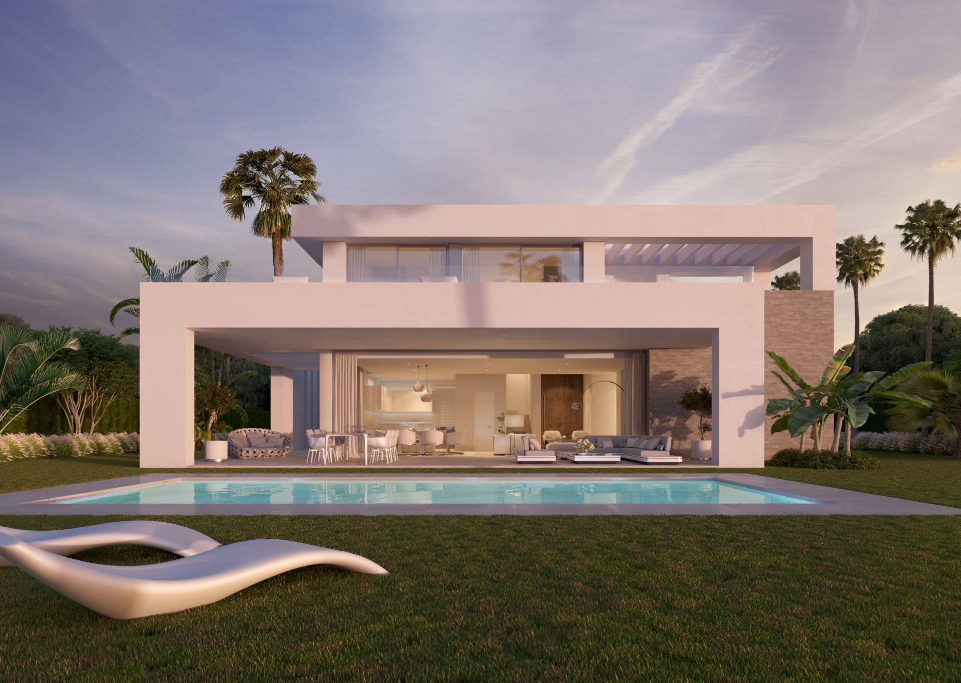 New modern villas for sale in Mijas Costa