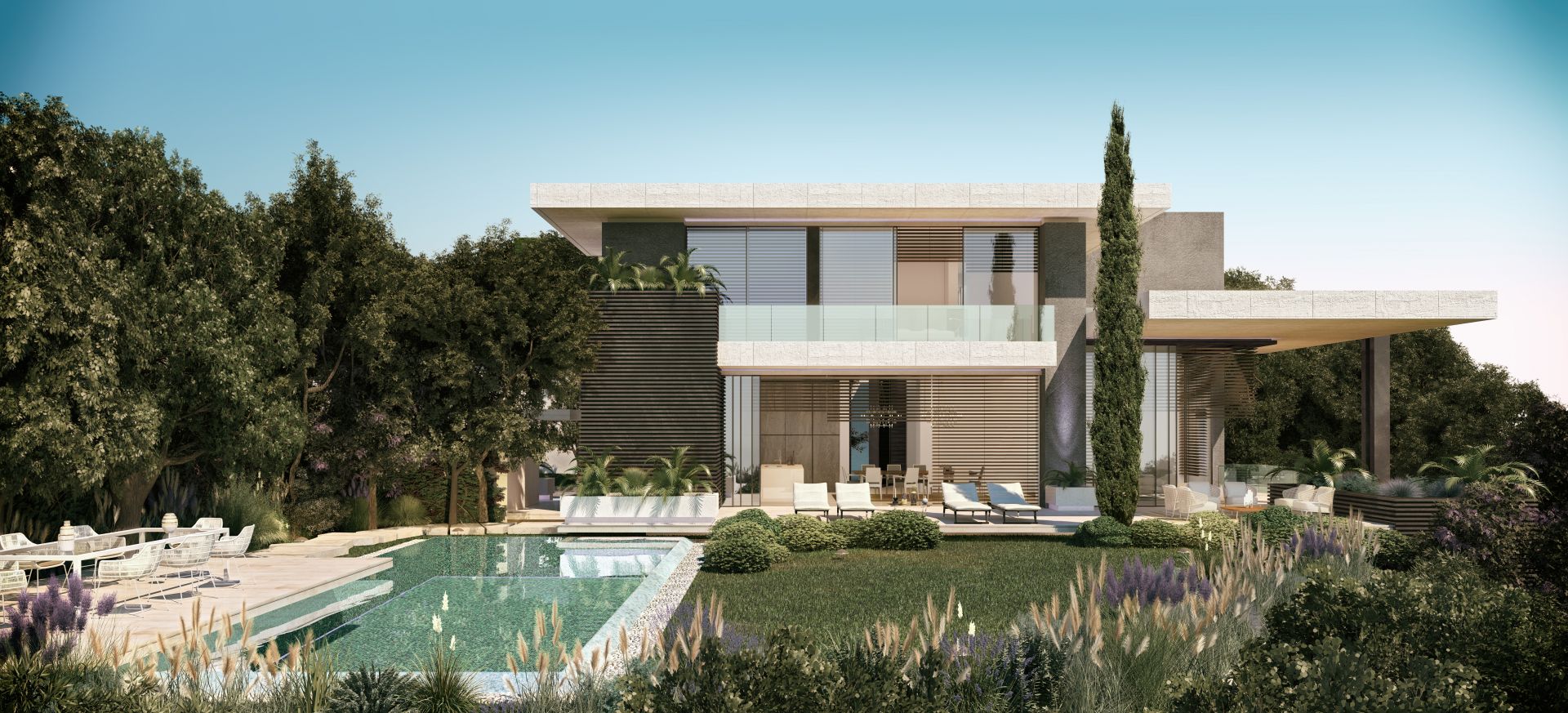 The Hills - Project of contemporary 16 villas in The Hills, La Quinta