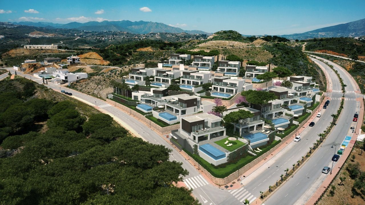 Brand new villas with sea view for sale in La Cala de Mijas