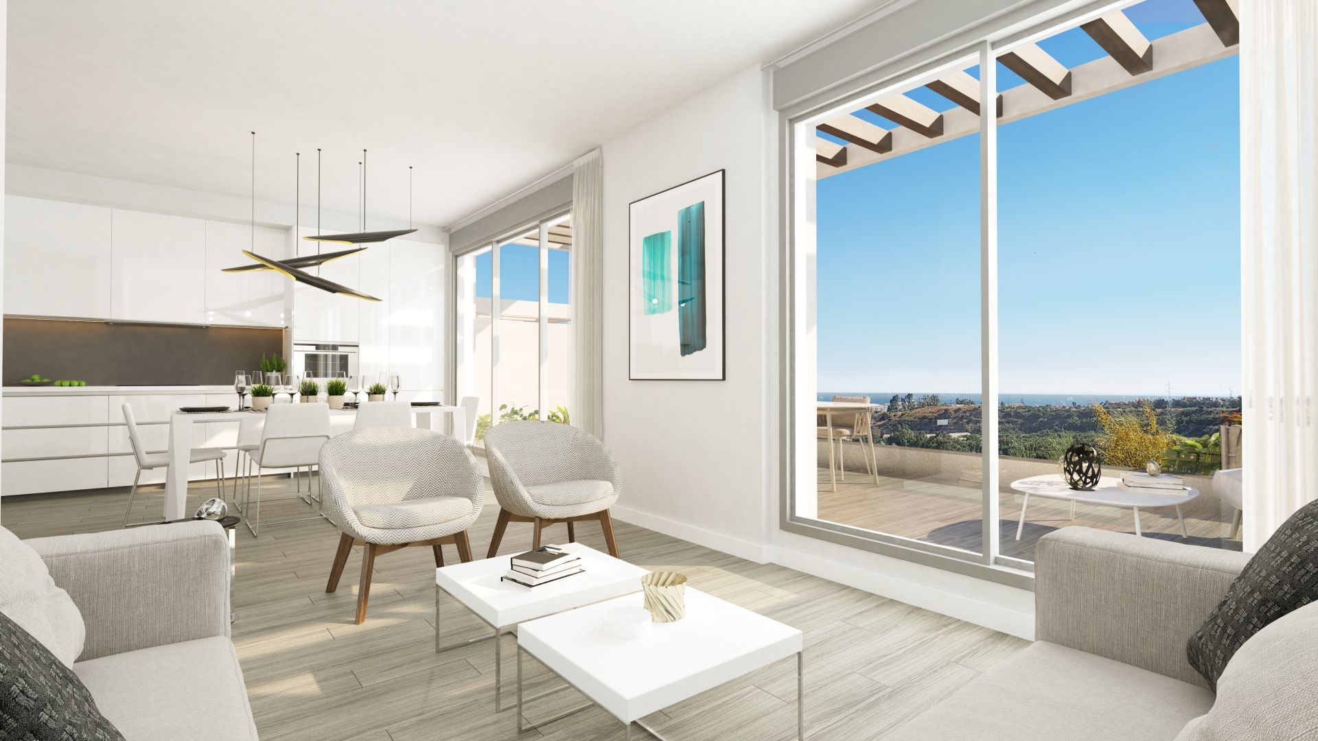 New development of apartments in the New Golden Mile